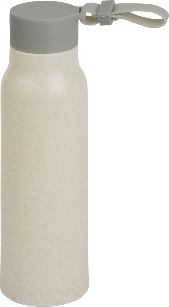 Glas-Trinkflasche ECO DRINK 300 ml mit Kunststoff-Ummantelung