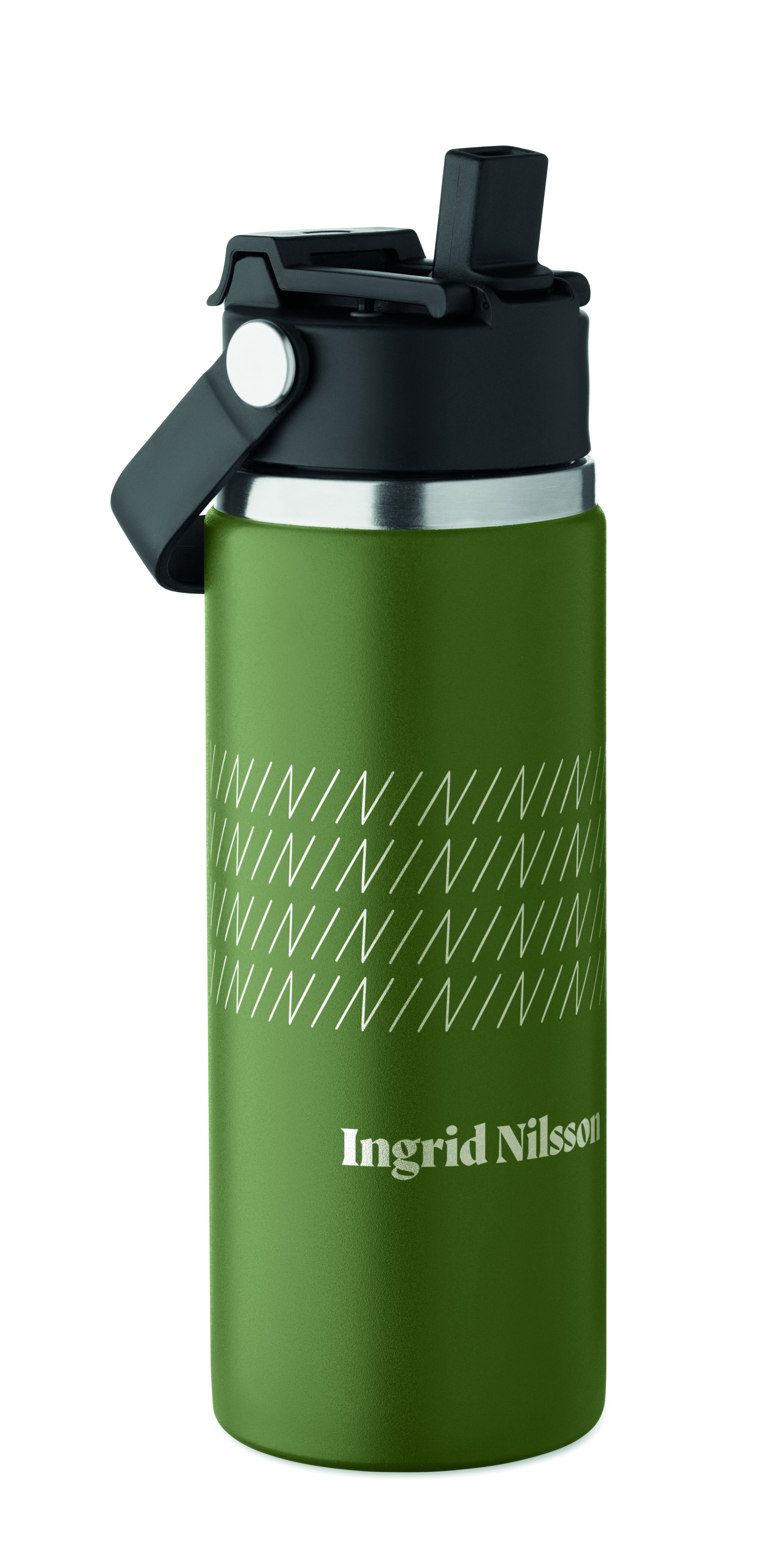 Isolierflasche 500 ml SUMA GRIP – Edelstahl, doppelwandig, bedruckbar