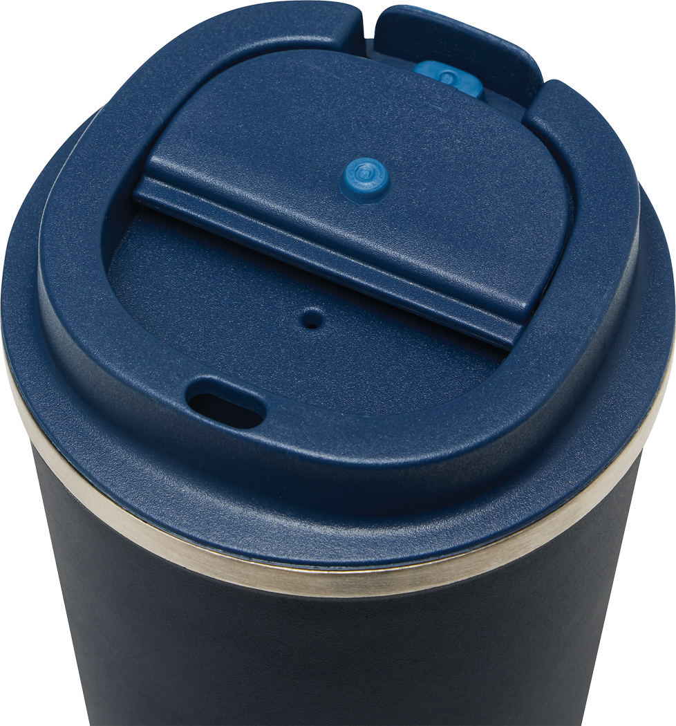 Vakuum-Isolierbecher VELOMUG 350 ml Edelstahl, doppelwandig, bedruckbar