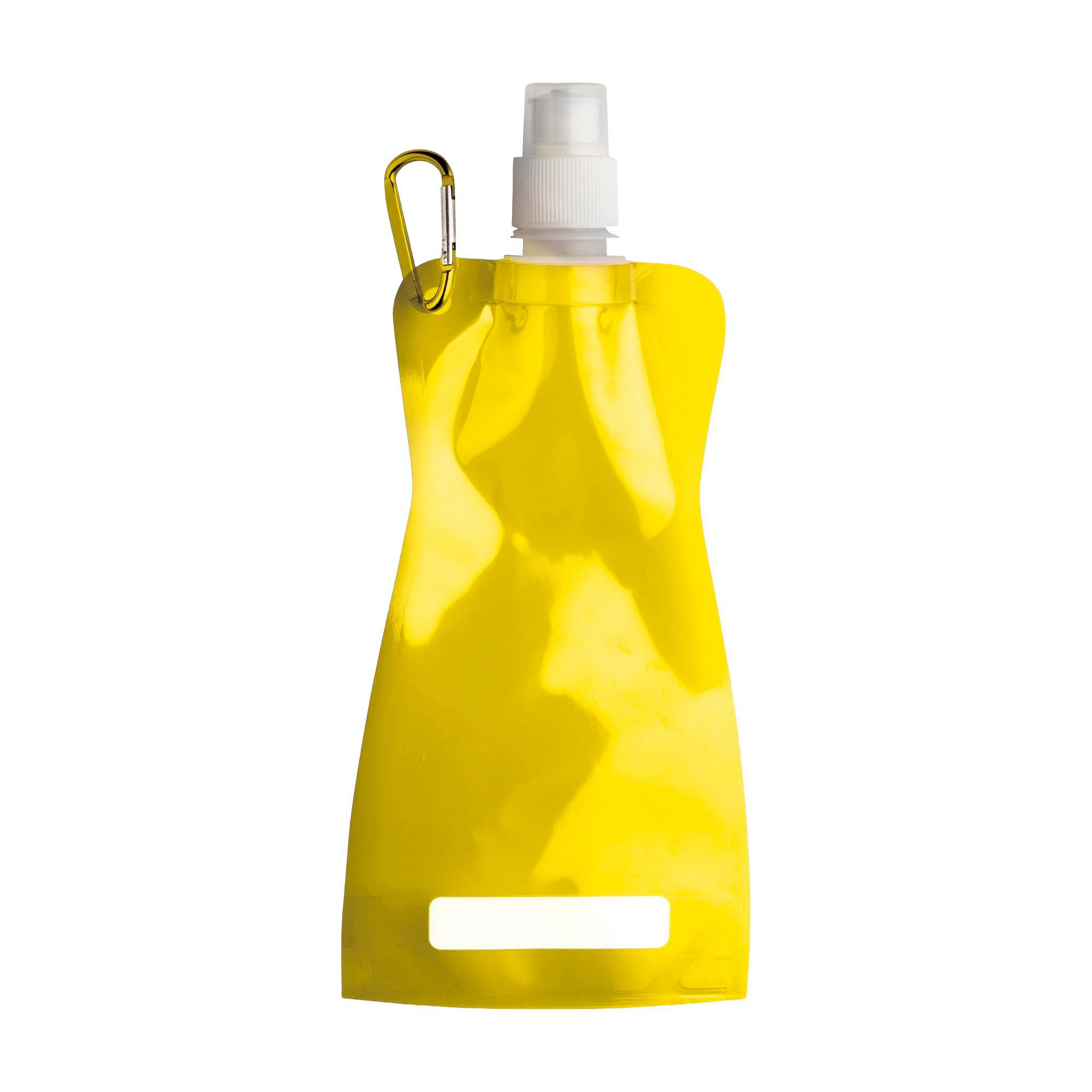 Faltbare Trinkflasche Bailey aus Kunststoff, ca. 400 ml, mit Karabiner