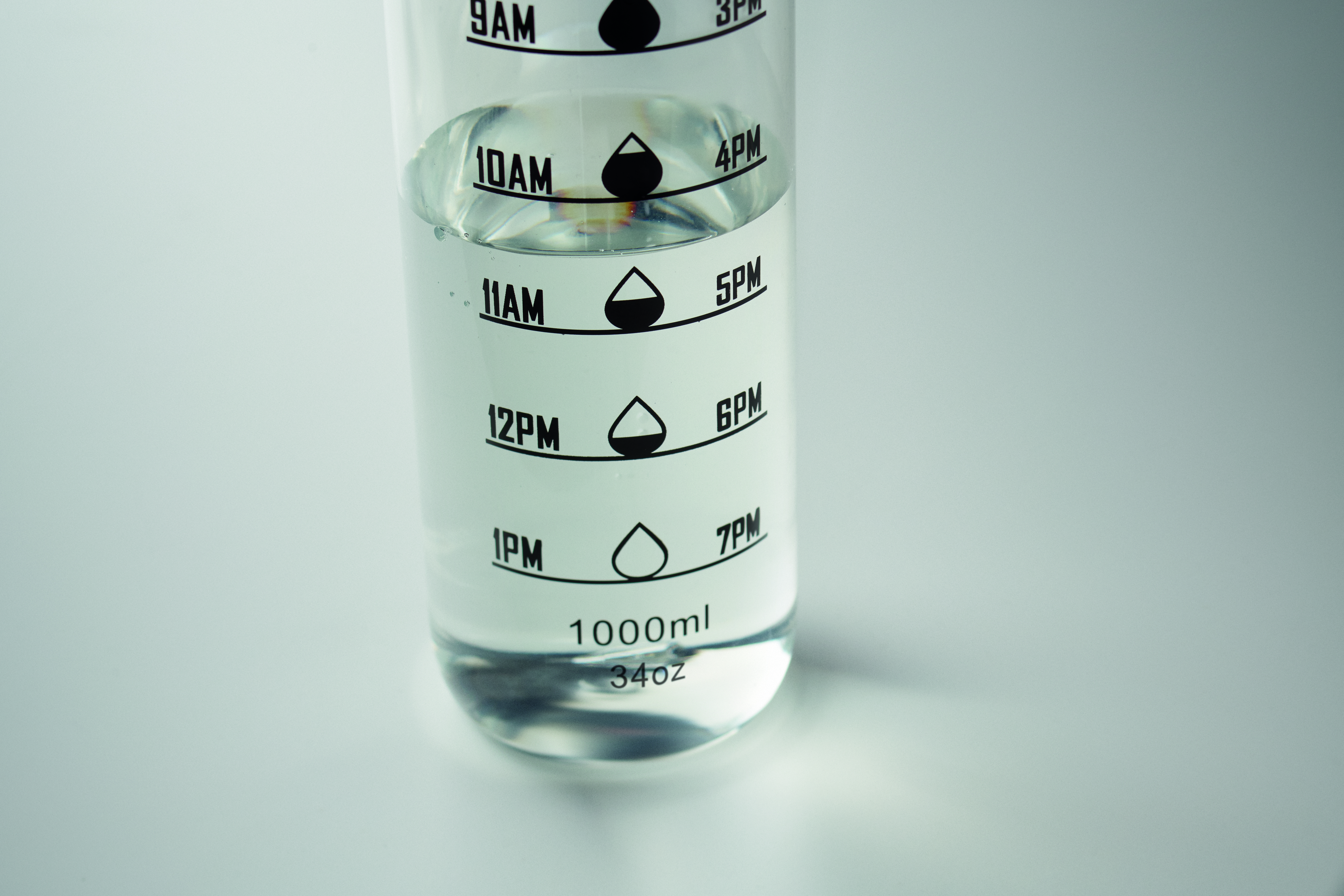 Sport-Trinkflasche RPET 1L ISFORDEN MARK – bedruckbar, mit Trageriemen