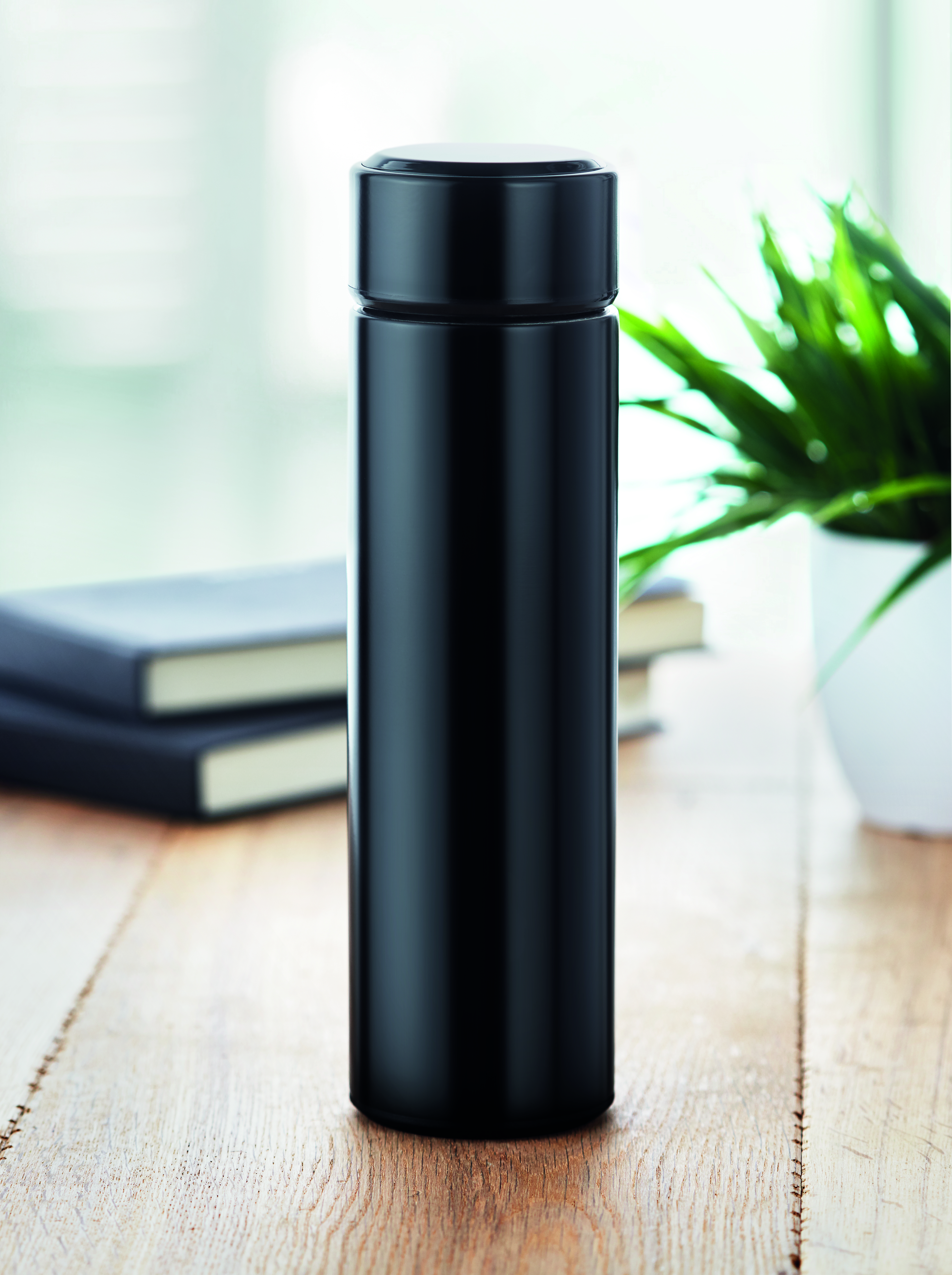 Isolierkanne Edelstahl 450ml mit LED-Temperaturanzeige & Tee-Sieb