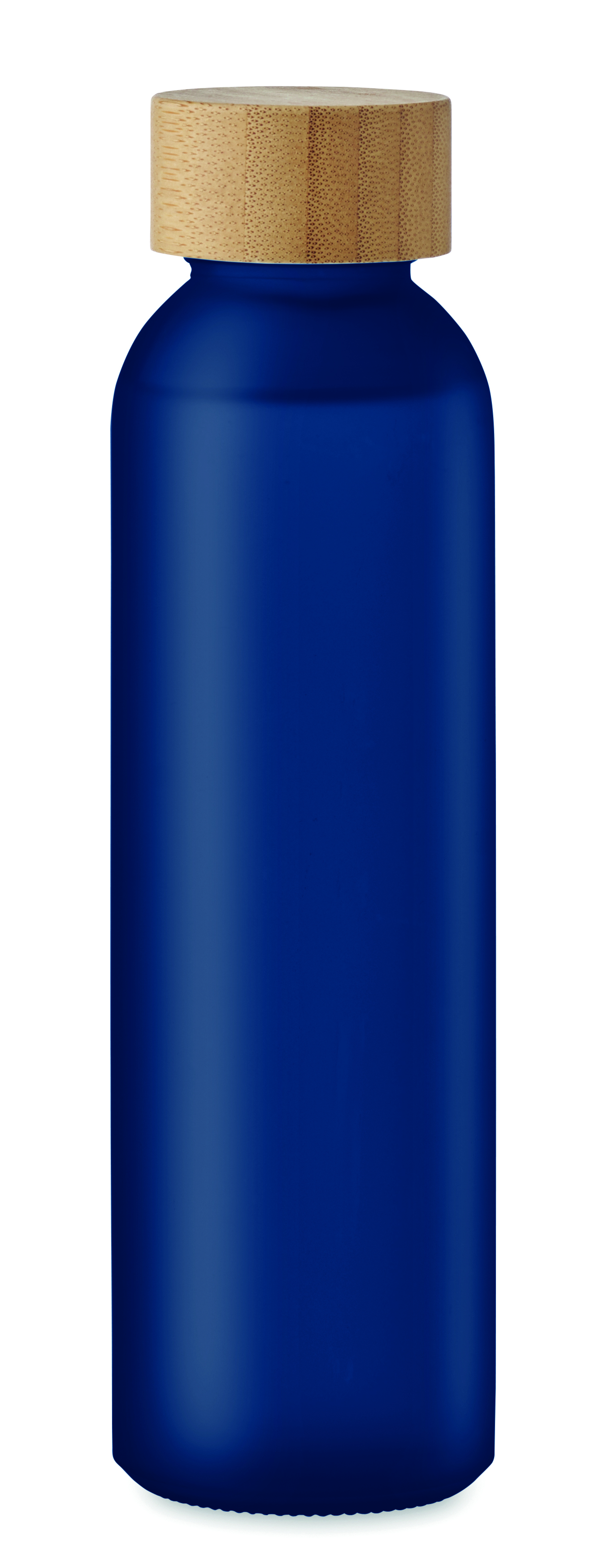 Glasflasche 500 ml mit Bambusdeckel - bedruckbar, auslaufsicher