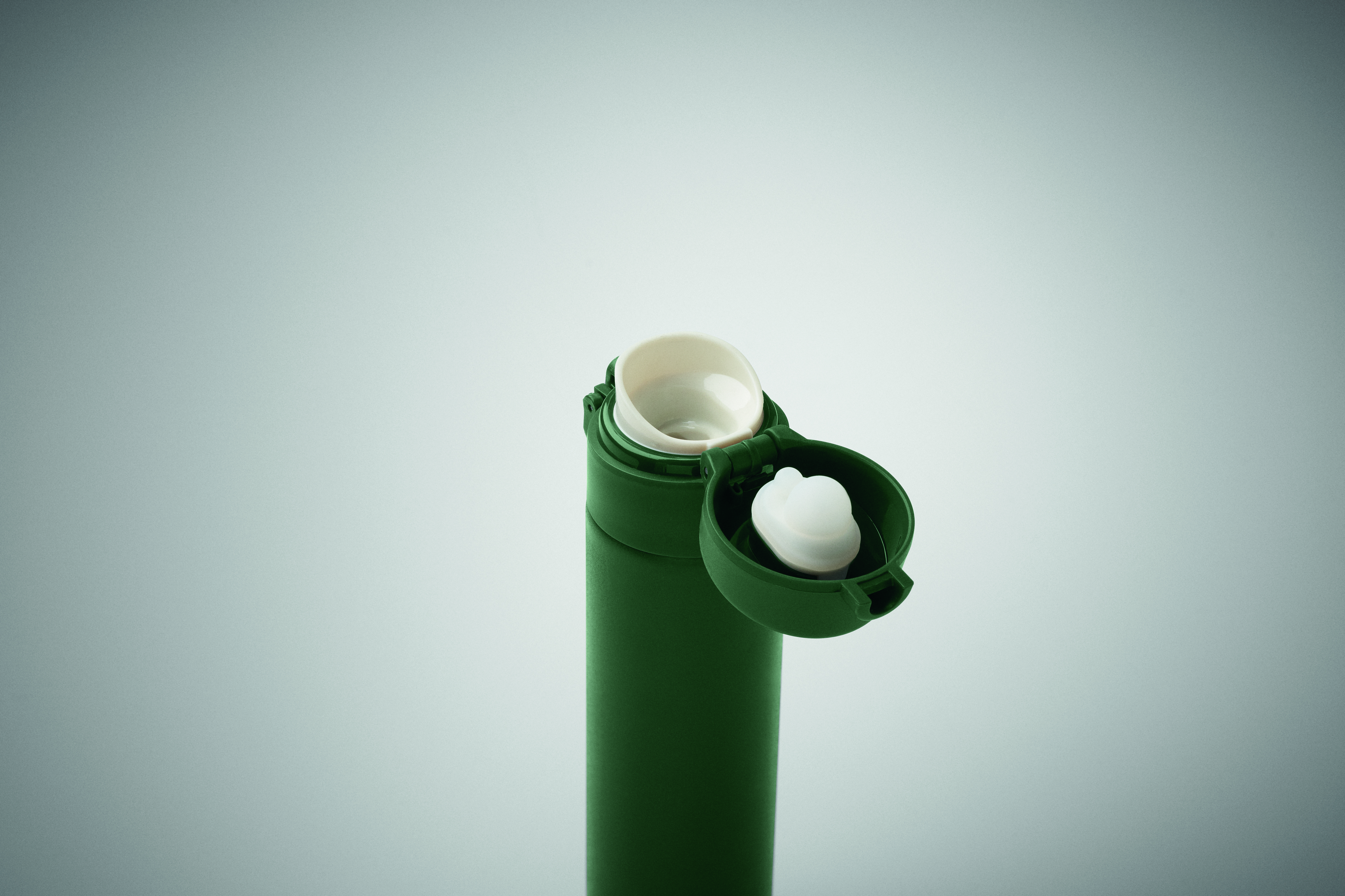 Doppelwandige Trinkflasche 300 ml aus recyceltem Edelstahl, bedruckbar