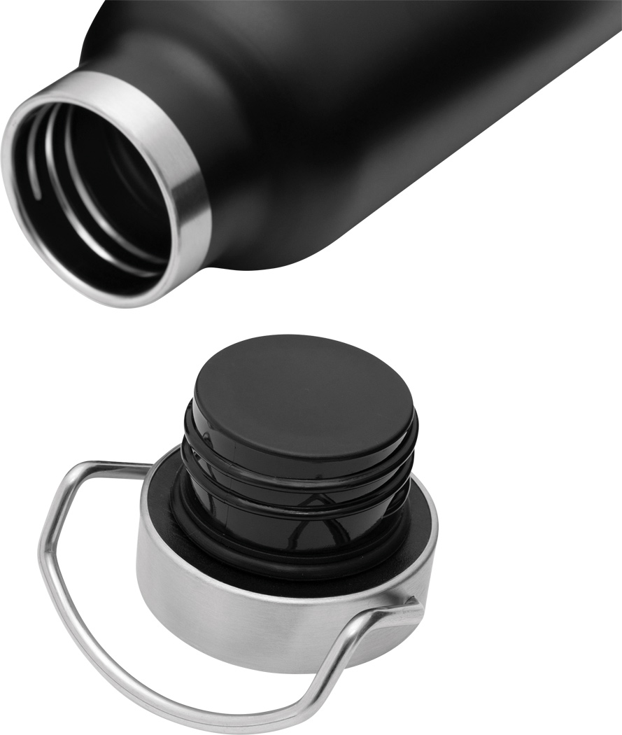 Vakuum-Isolierflasche MILITARY Edelstahl 650 ml – bedruckbar als Werbeartikel