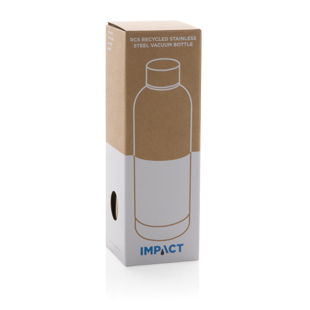 Impact Vakuumflasche 500 ml recycelter Edelstahl RCS – bedruckbar