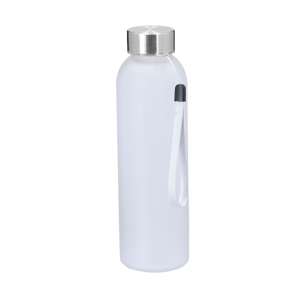 Sublimations-Trinkflasche Stevens 500 ml Glas, Edelstahlverschluss