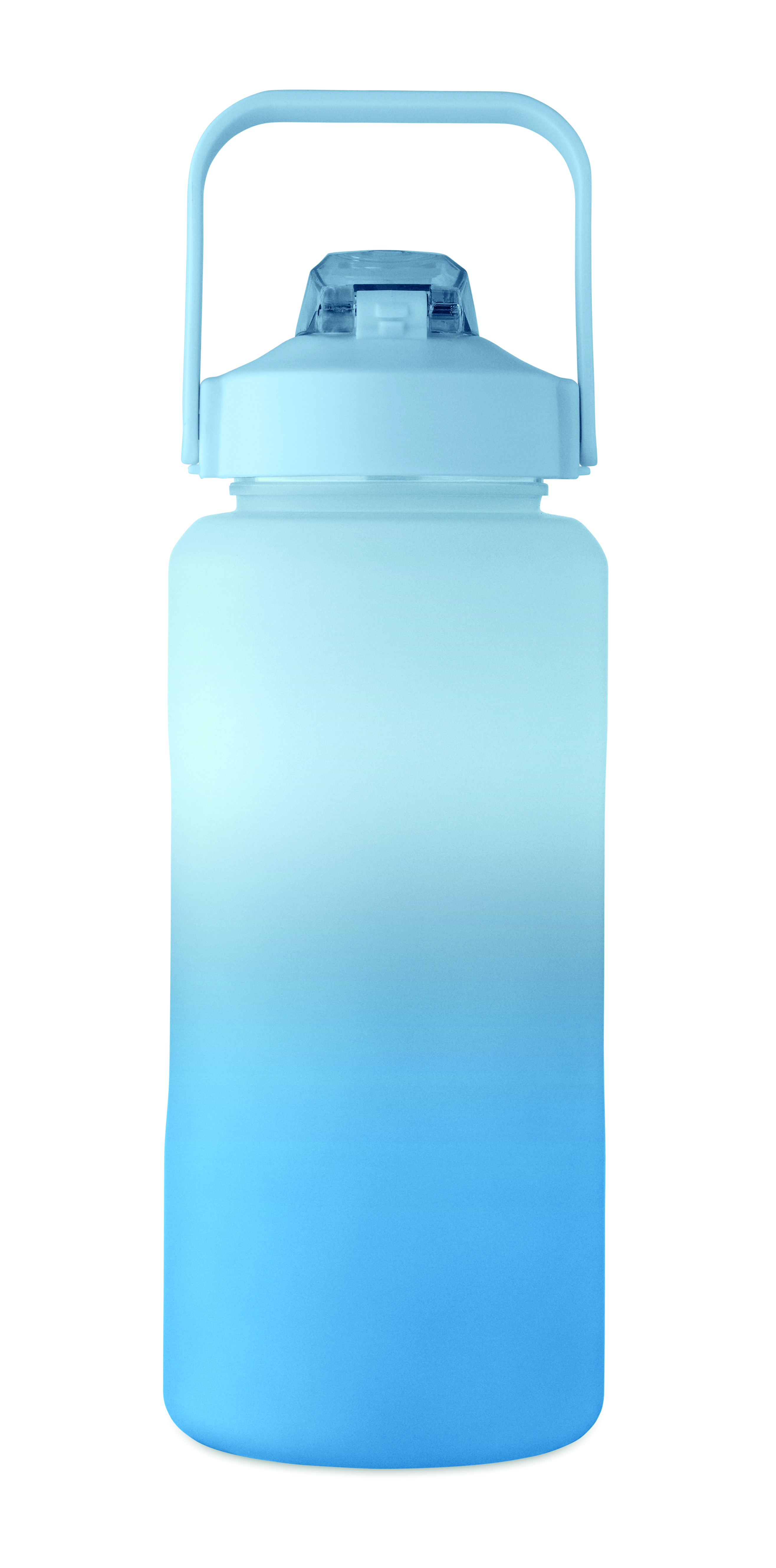 RPET-Trinkflasche 2000ml ACTIVATE MAX mit Trinkhalm & Henkel