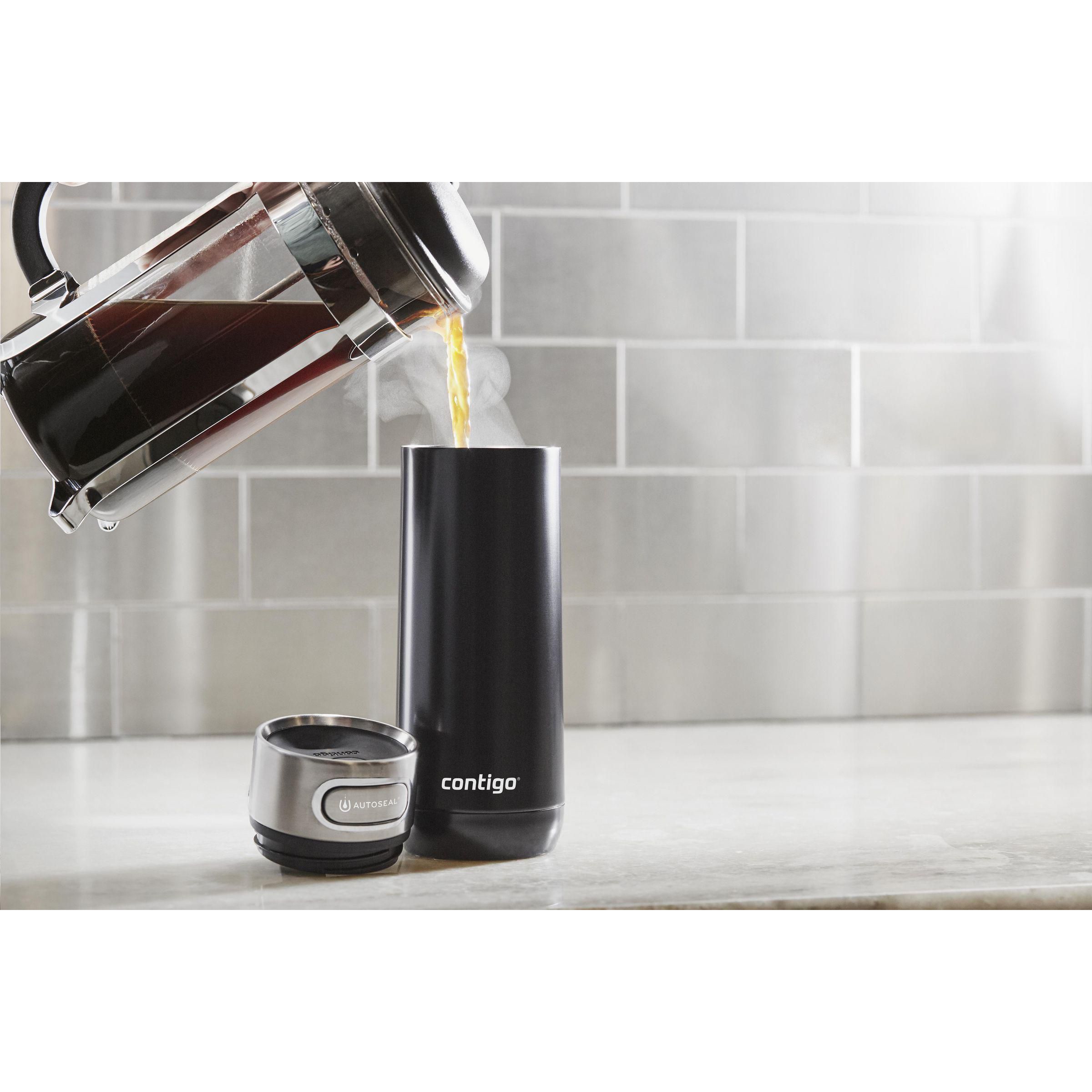 Contigo® Luxe AUTOSEAL® Thermobecher 360 ml, Edelstahl bedruckbar