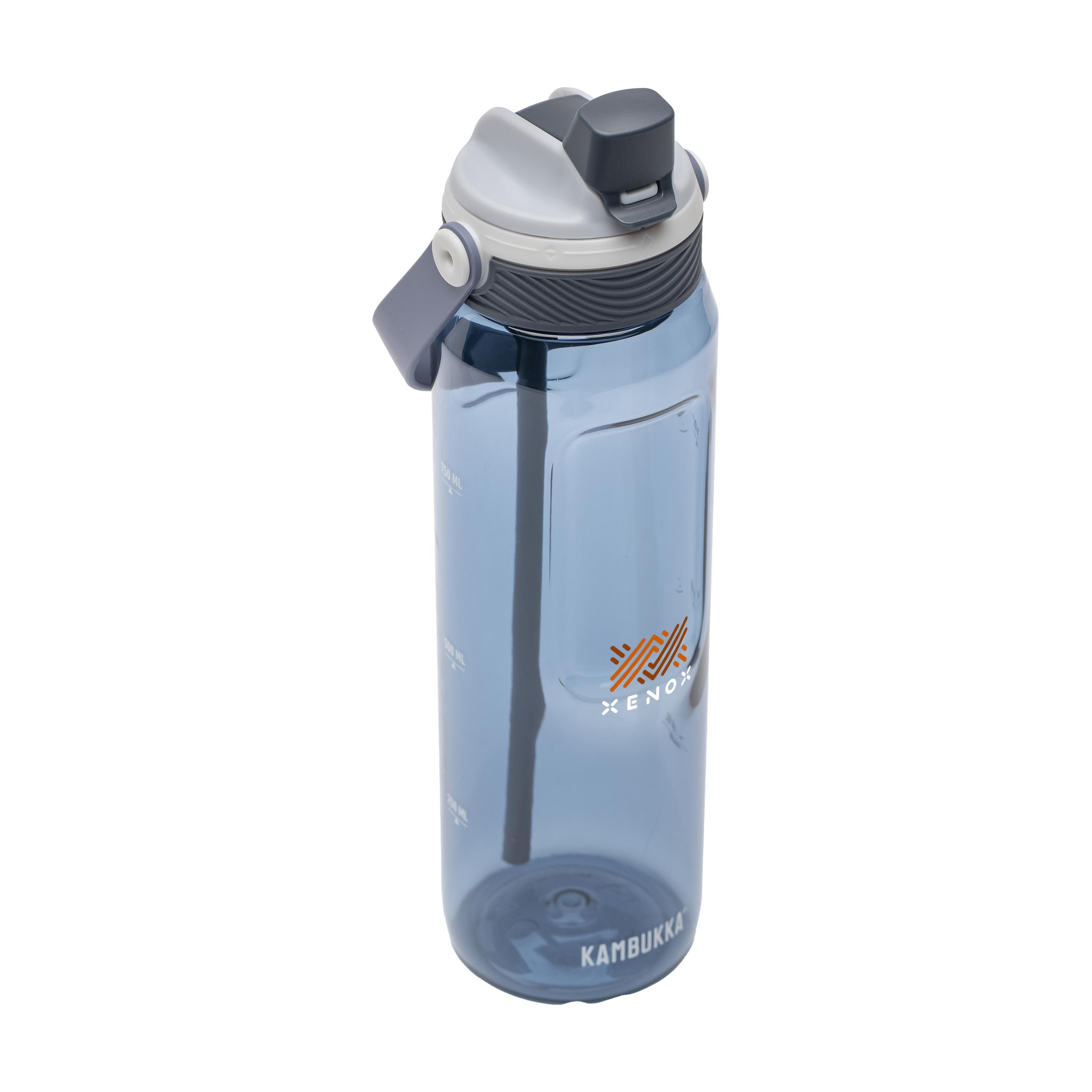 Kambukka® Dupla Hydrated Trinkflasche 1 L Tritan mit Strohhalm bedruckbar