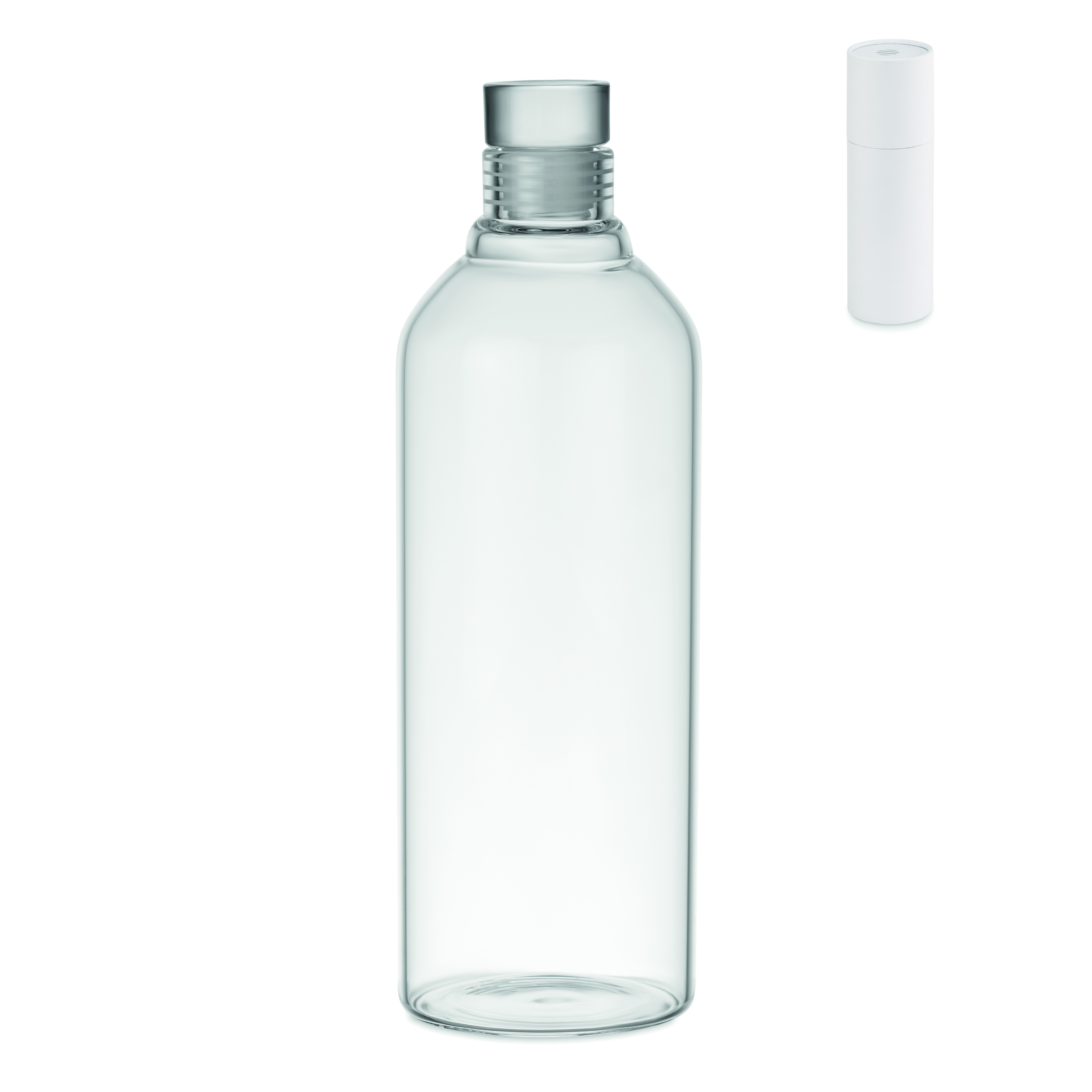 Glasflasche 1 L LARGE LOU - Borosilikatglas Trinkflasche bedruckbar