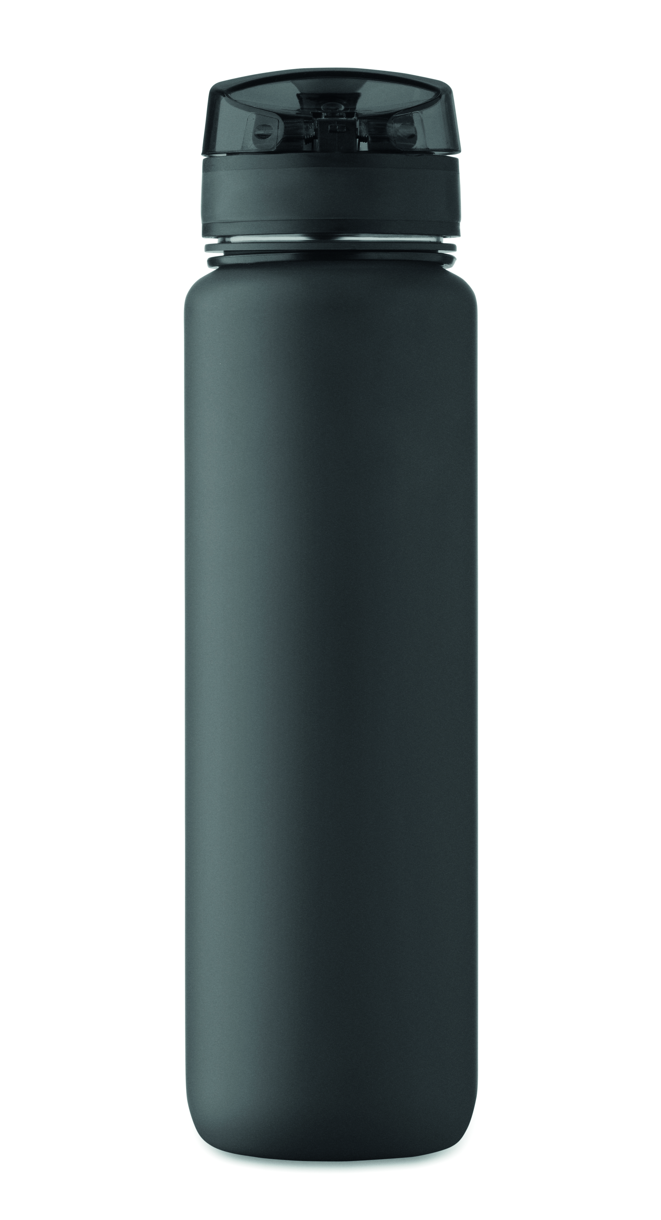 Sport-Trinkflasche RPET 1L ISFORDEN MARK – bedruckbar, mit Trageriemen