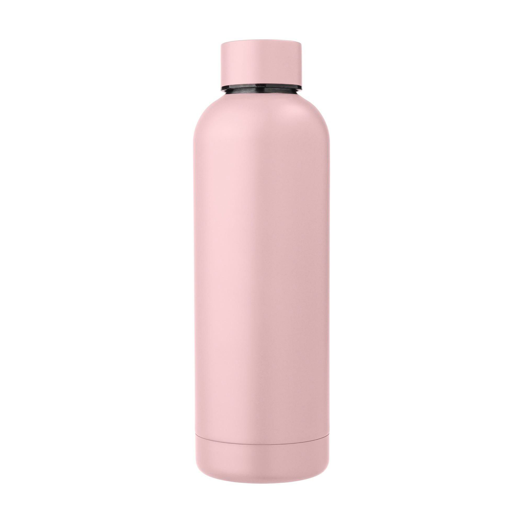 Edelstahl-Trinkflasche recycelt, 500 ml, doppelwandig, bedruckbar