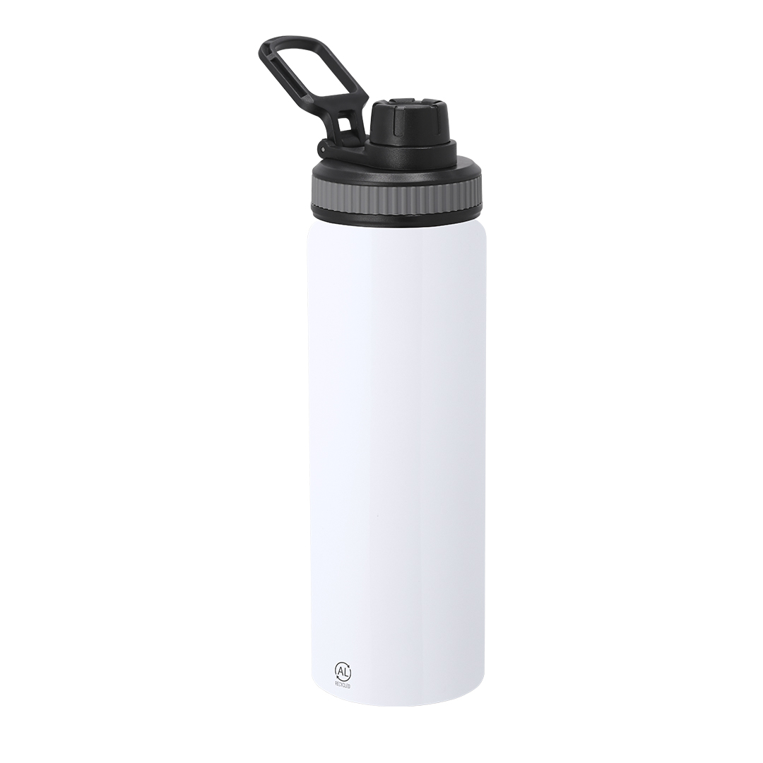 Trinkflasche Fouler 800 ml aus recyceltem Aluminium, GRS-zertifiziert
