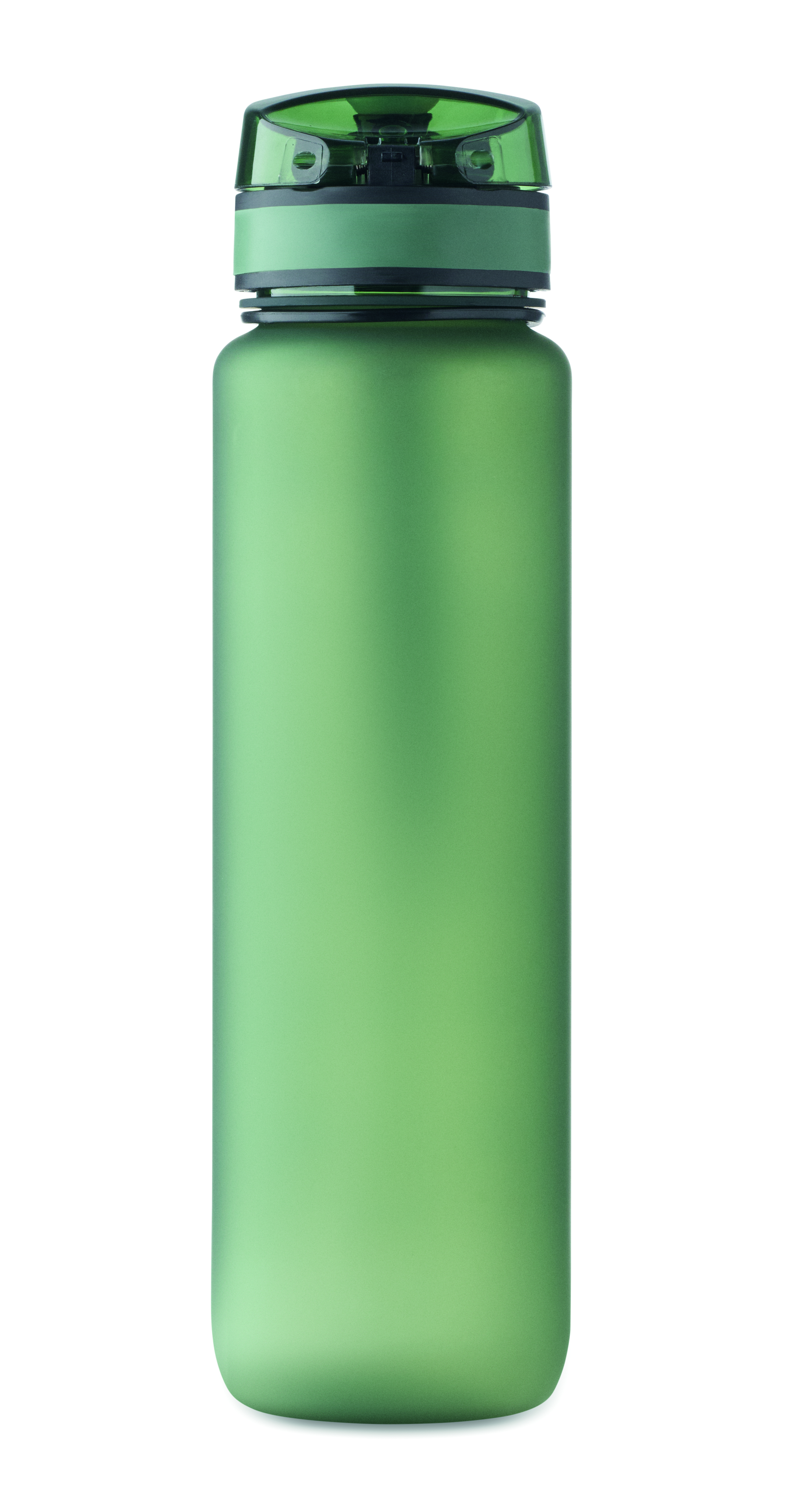 Sport-Trinkflasche RPET 1L ISFORDEN MARK – bedruckbar, mit Trageriemen