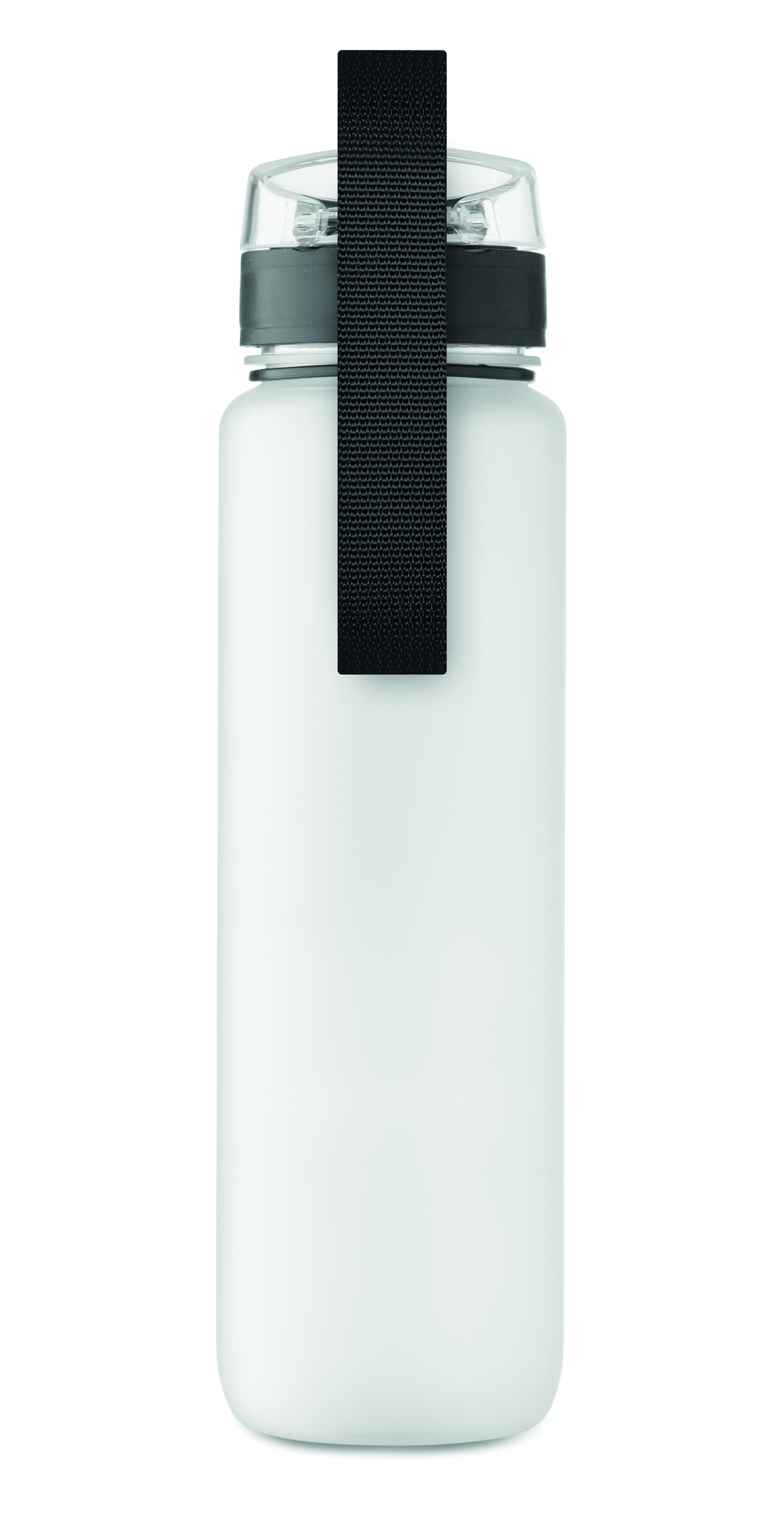 Sport-Trinkflasche RPET 1L ISFORDEN MARK – bedruckbar, mit Trageriemen