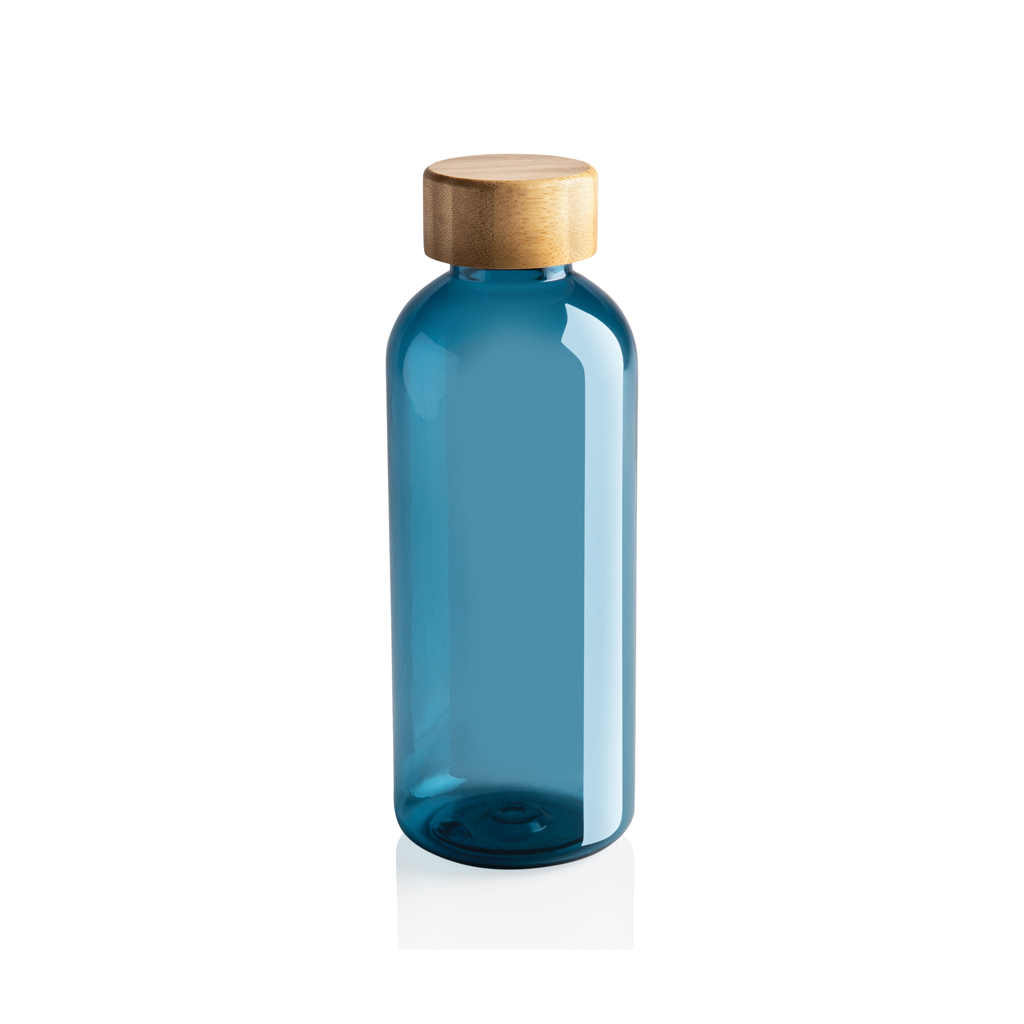 rPET Trinkflasche 660ml mit Bambus-Deckel zum Bedrucken | RCS