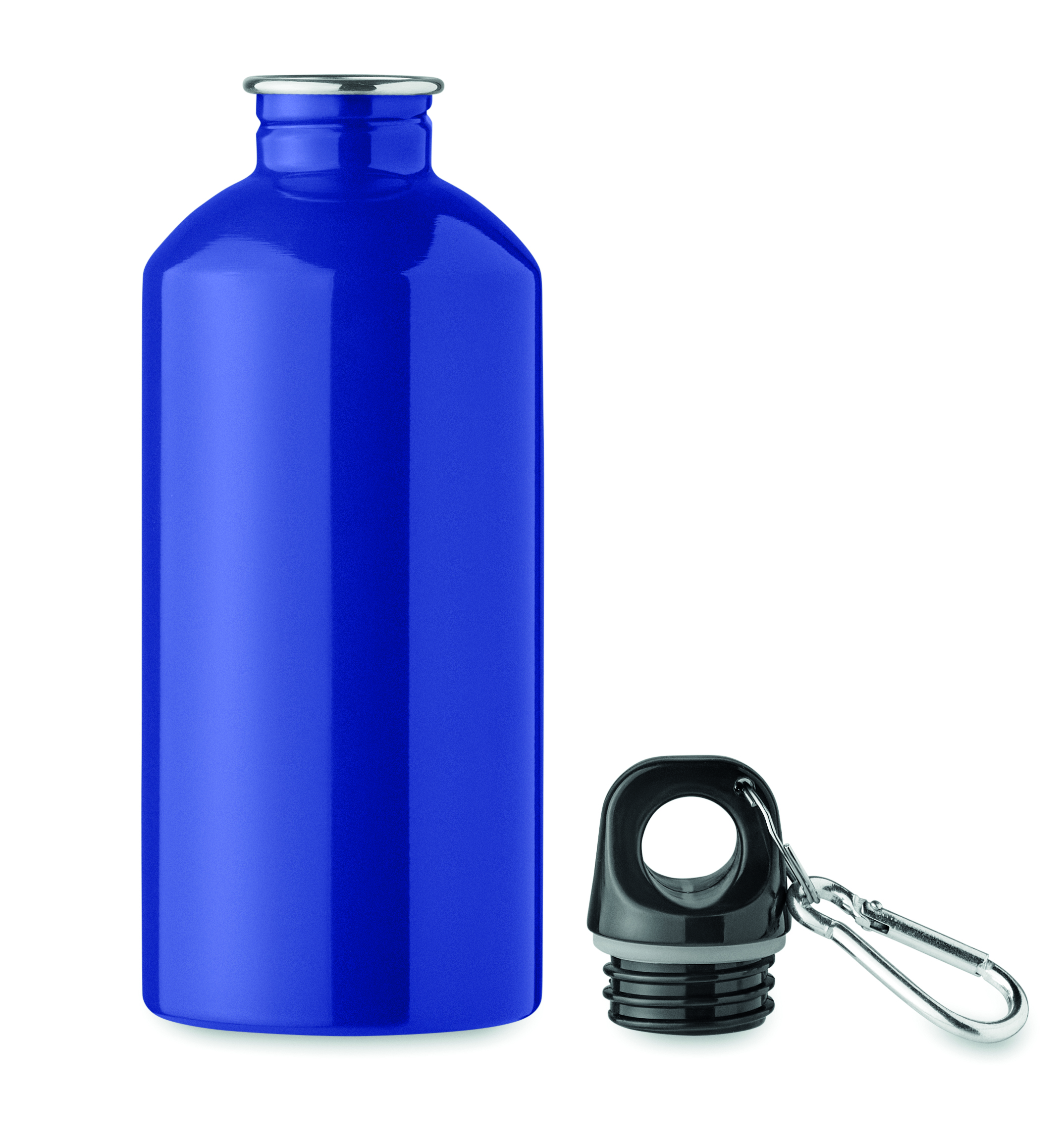 Trinkflasche Edelstahl 500 ml REMID MOSS mit Karabiner, bedruckbar