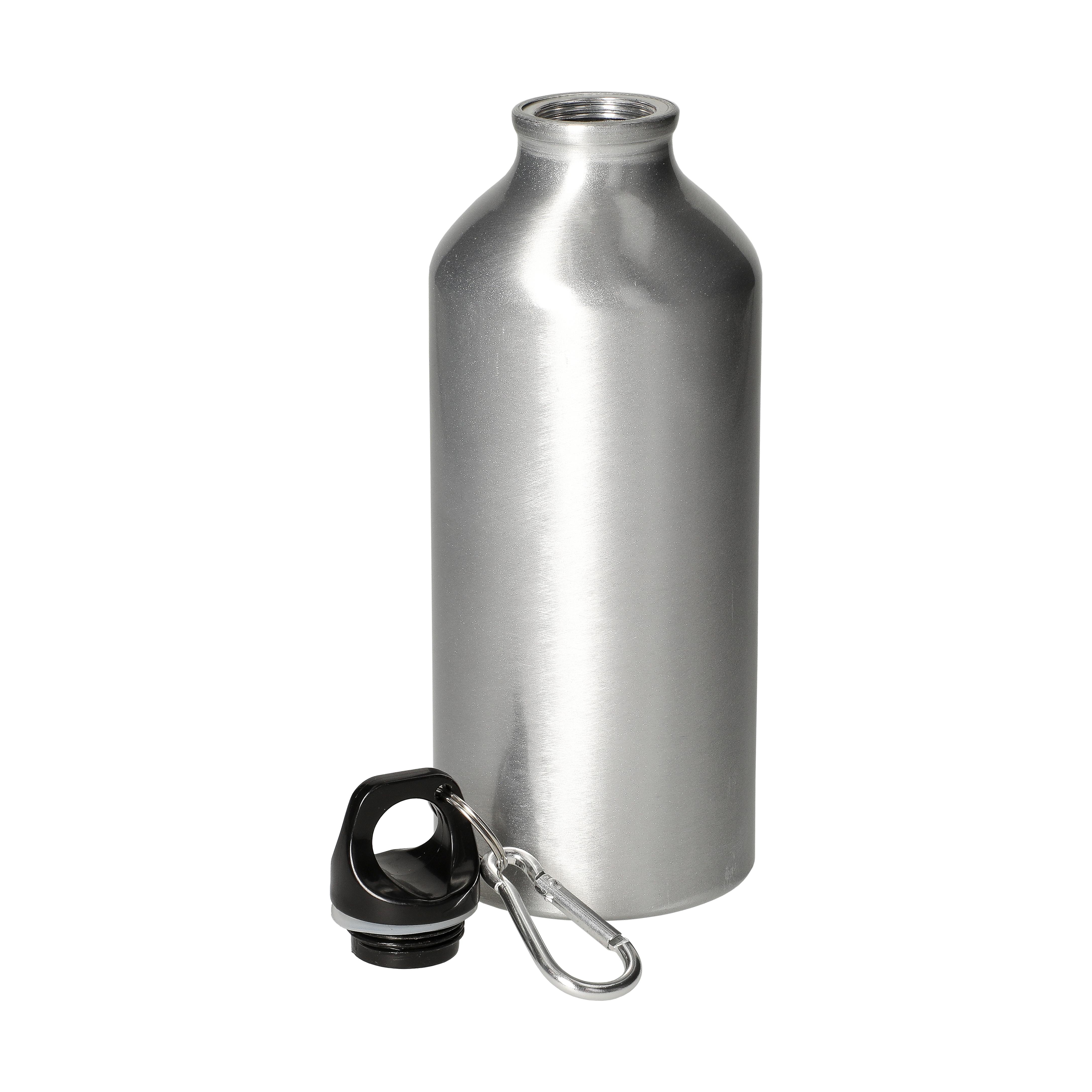 Aluminiumflasche "Sporty" 0,6 l – Sportflasche bedruckbar als Werbeartikel