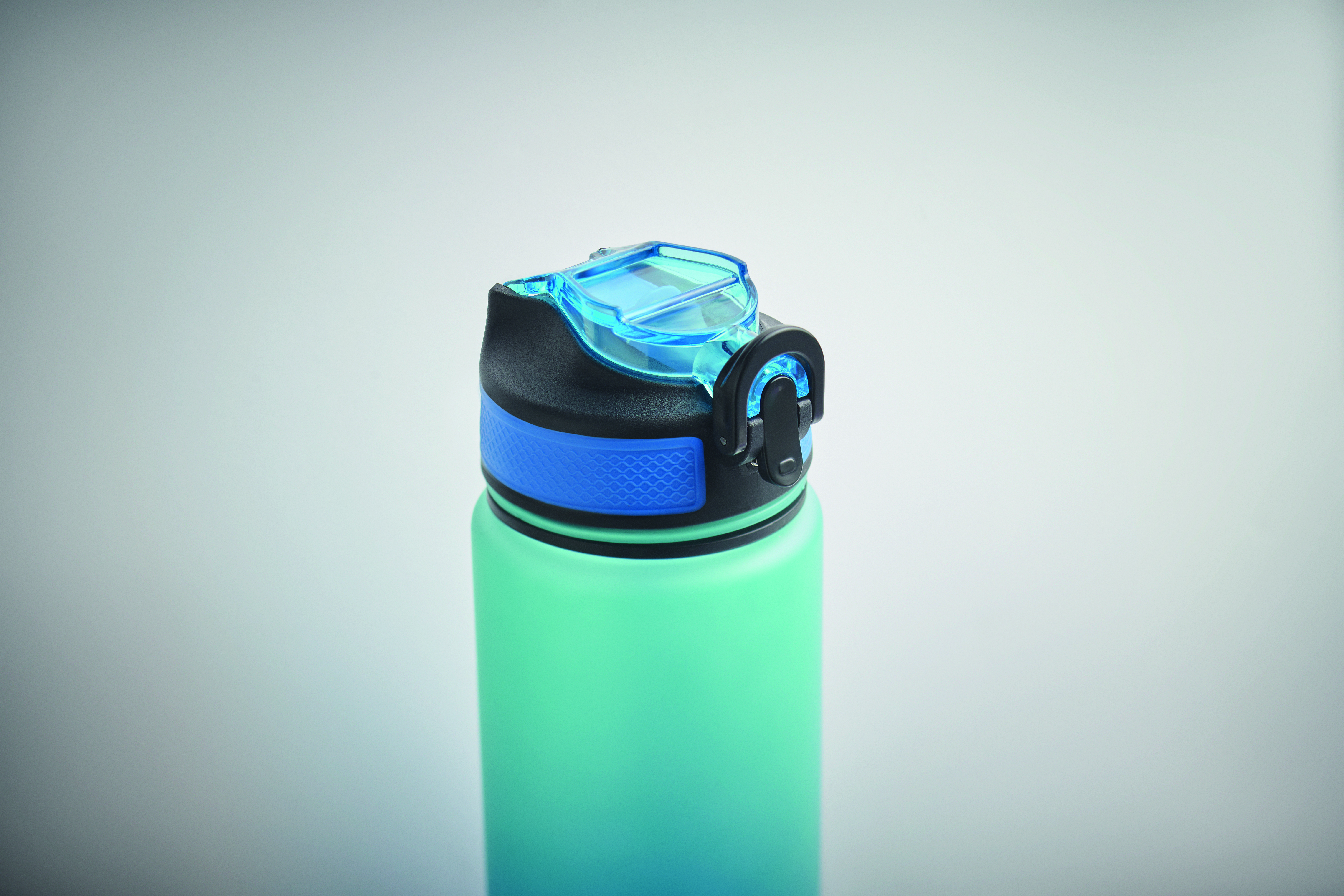 Sport-Trinkflasche RPET 1L ACTIVATE mit Trinkhalm & Zeitmarkierung