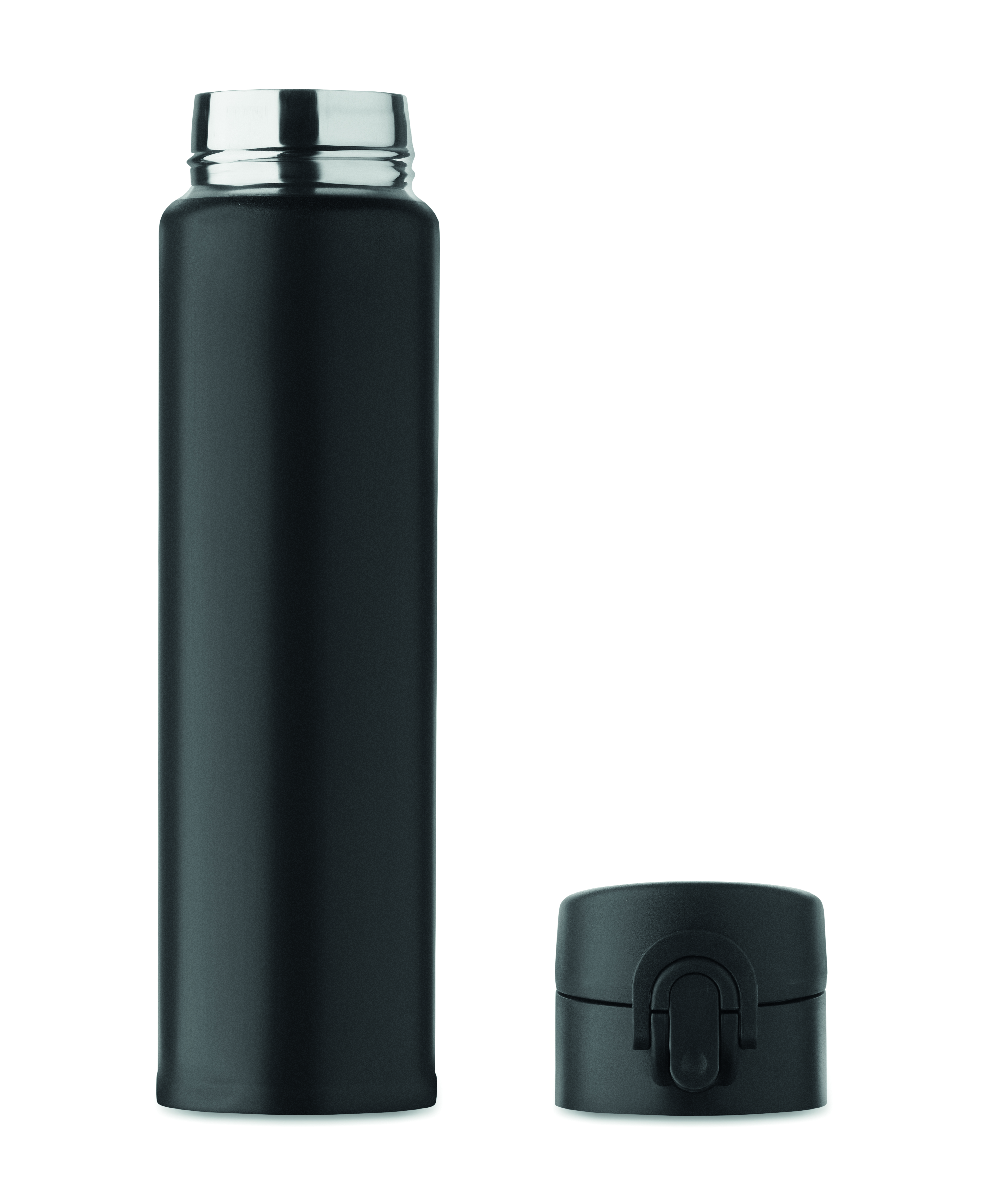 Doppelwandige Trinkflasche 300 ml aus recyceltem Edelstahl, bedruckbar