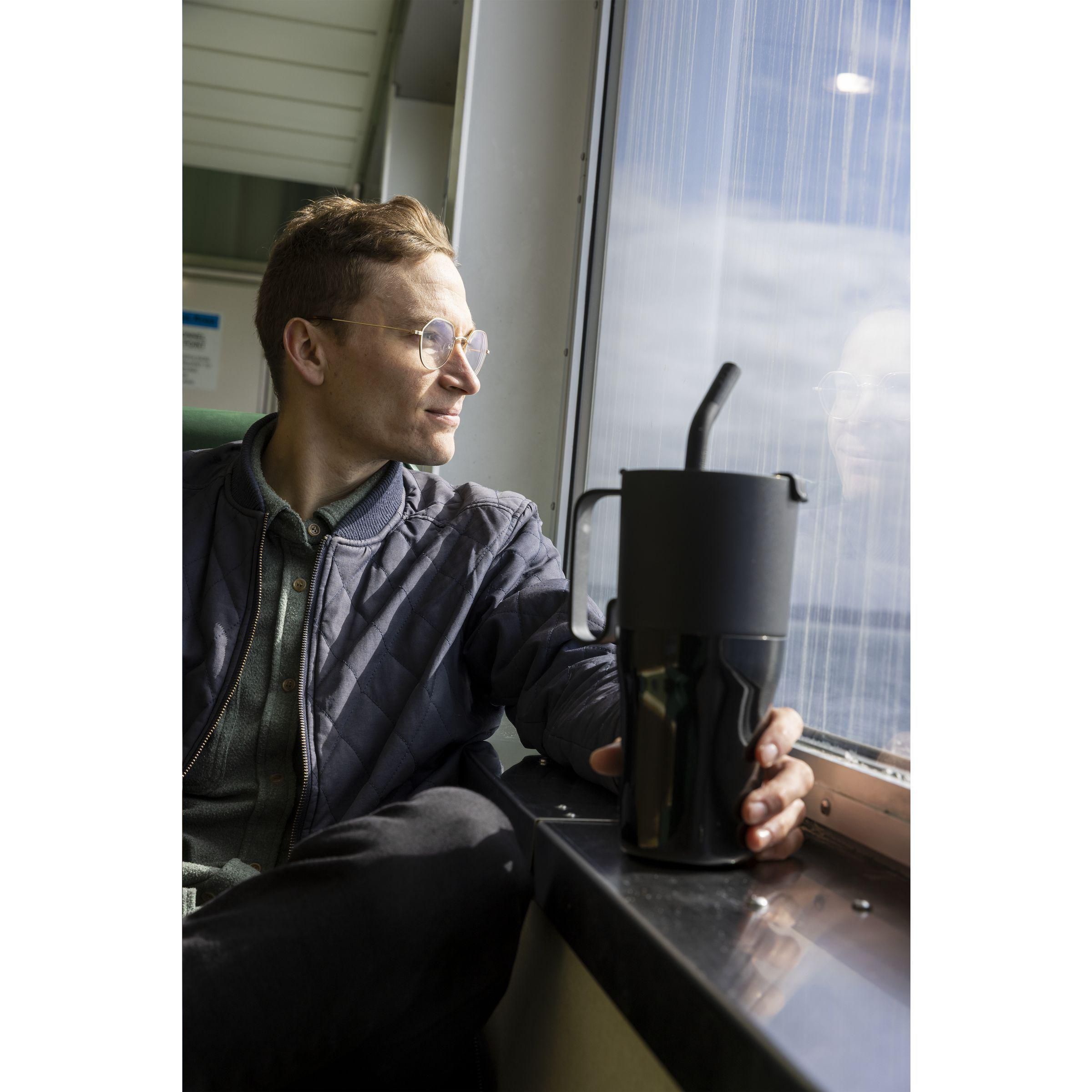 Klean Kanteen Rise Tumbler Thermobecher 1065 ml mit Strohhalm-Deckel