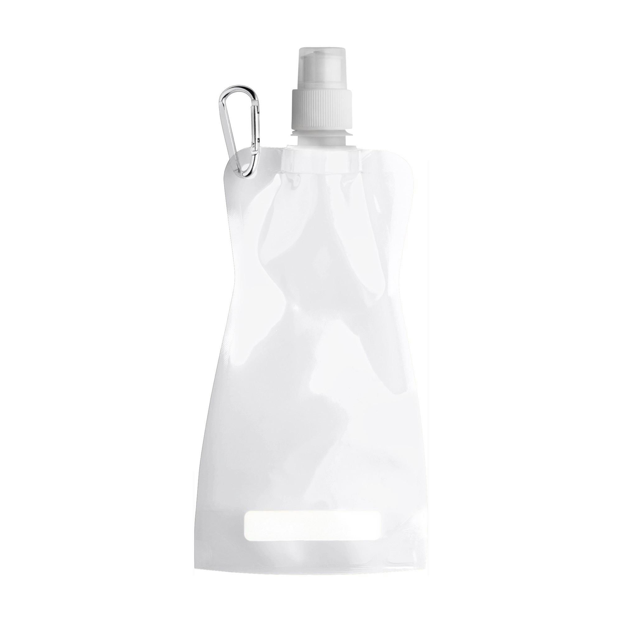 Faltbare Trinkflasche Bailey aus Kunststoff, ca. 400 ml, mit Karabiner