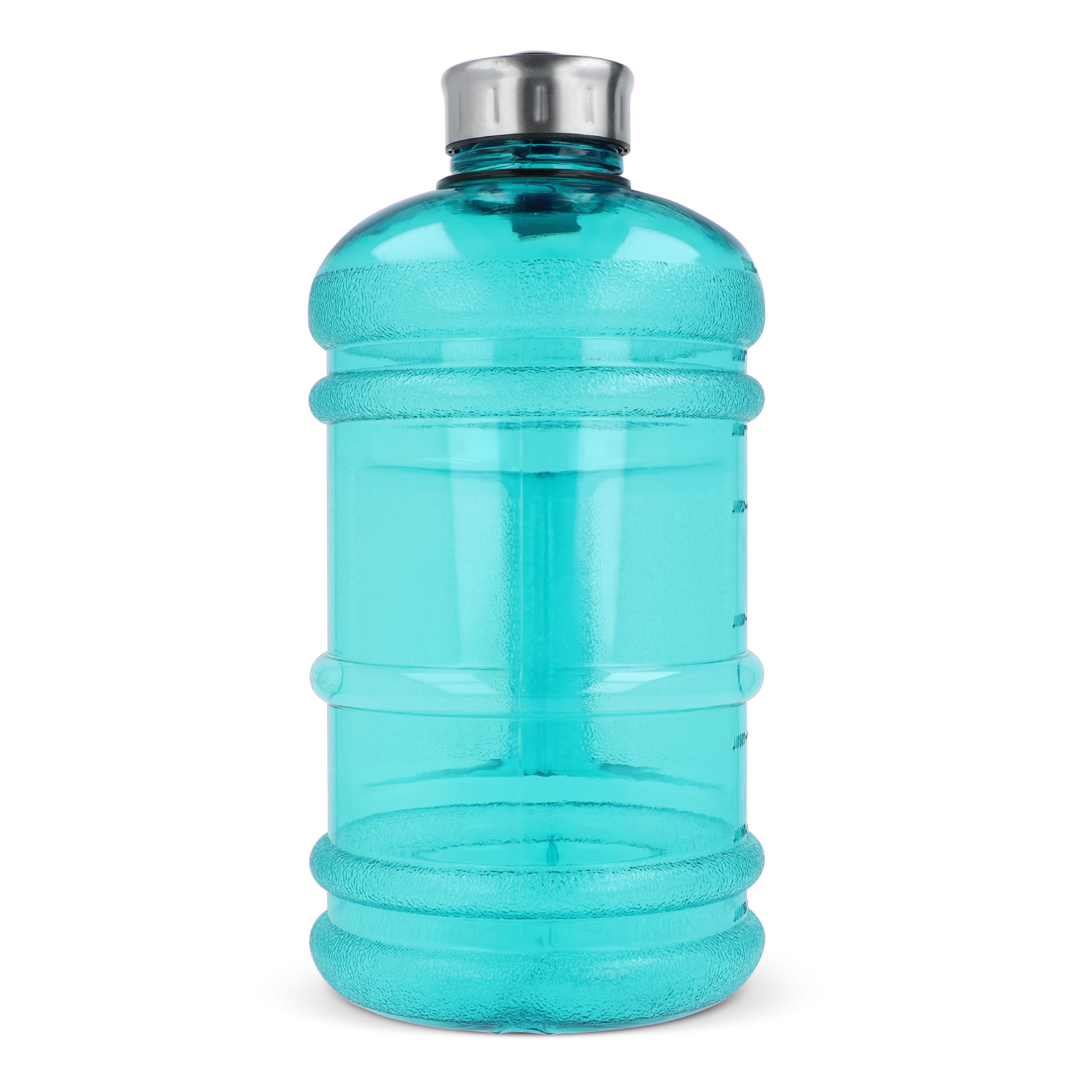 Trinkflasche 2,2 L XXL aus R-PETG, GRS-zertifiziert - bedruckbar