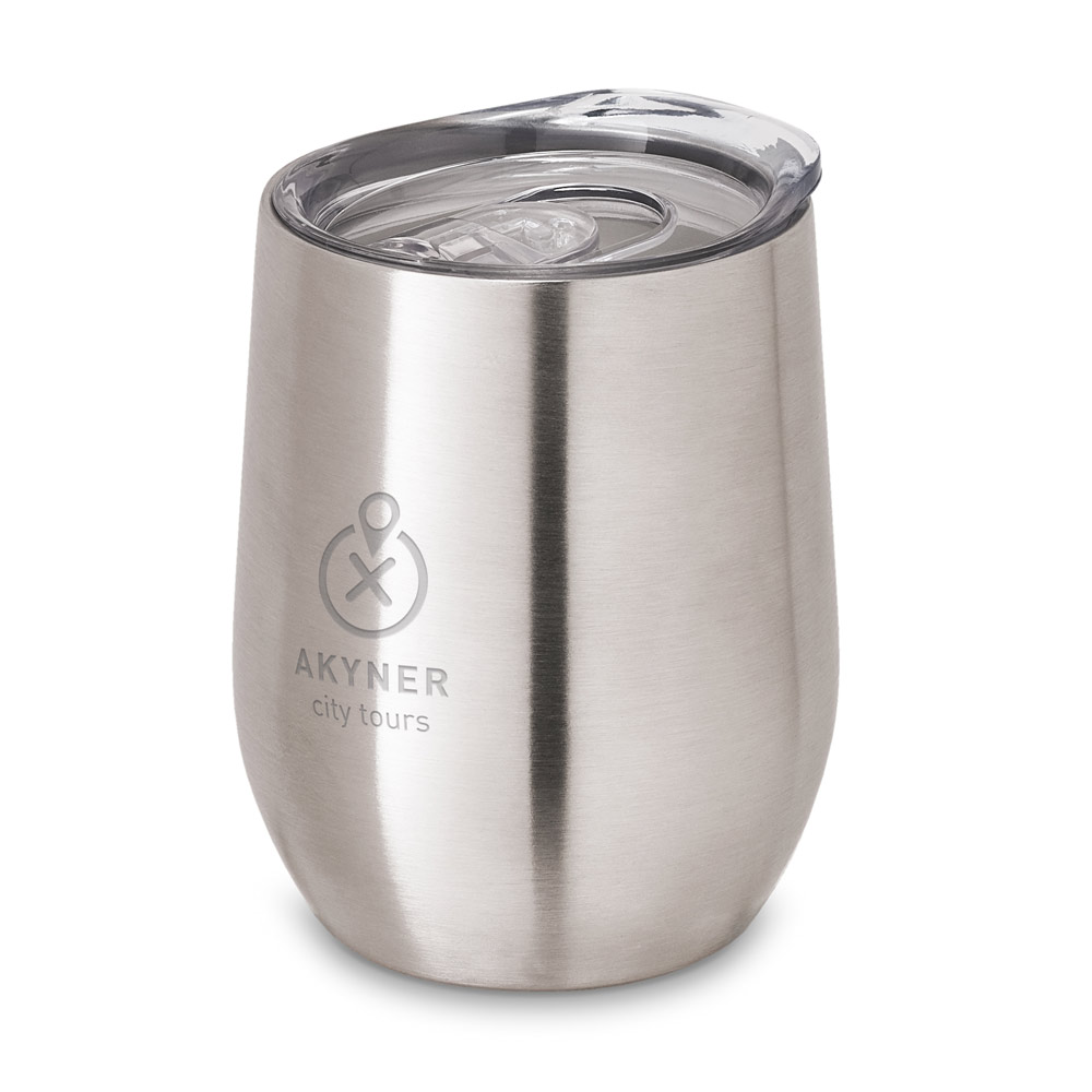 RONDE Reisebecher Edelstahl 400 ml, doppelwandig vakuumisoliert