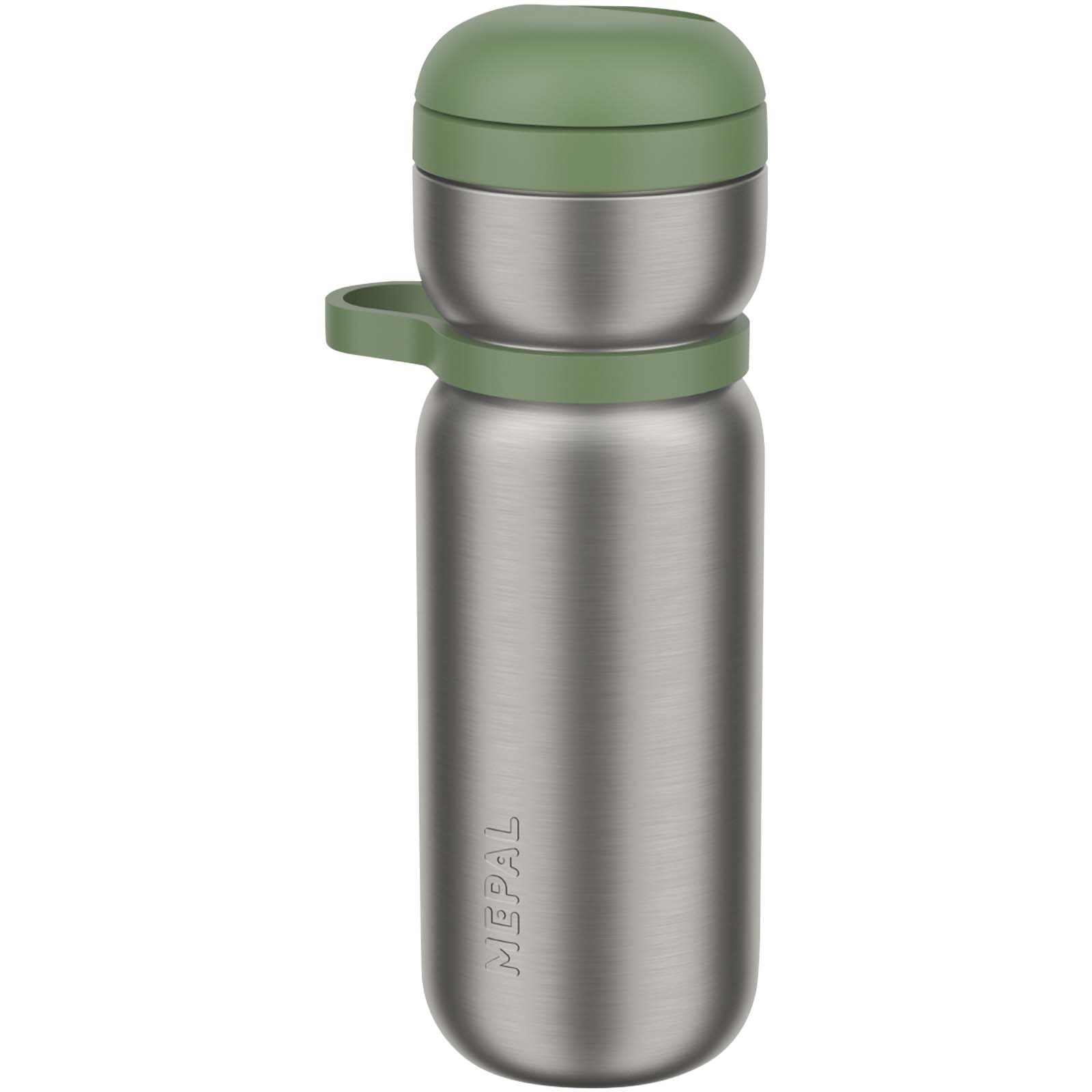 Thermo-Sportflasche Mepal Twist 600 ml Edelstahl mit Strohhalm