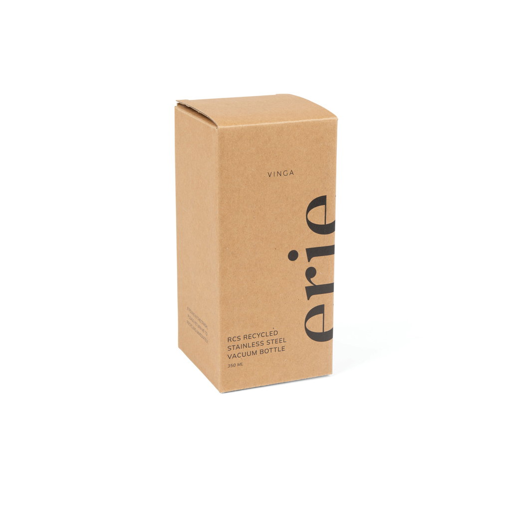 Thermobecher 350ml VINGA Erie – RCS recycelter Edelstahl, bedruckbar