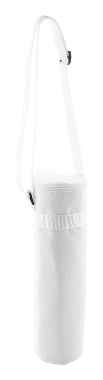 Flaschen-Kühltasche CreaCool Aqua aus RPET, für 1,5 l, bedruckbar