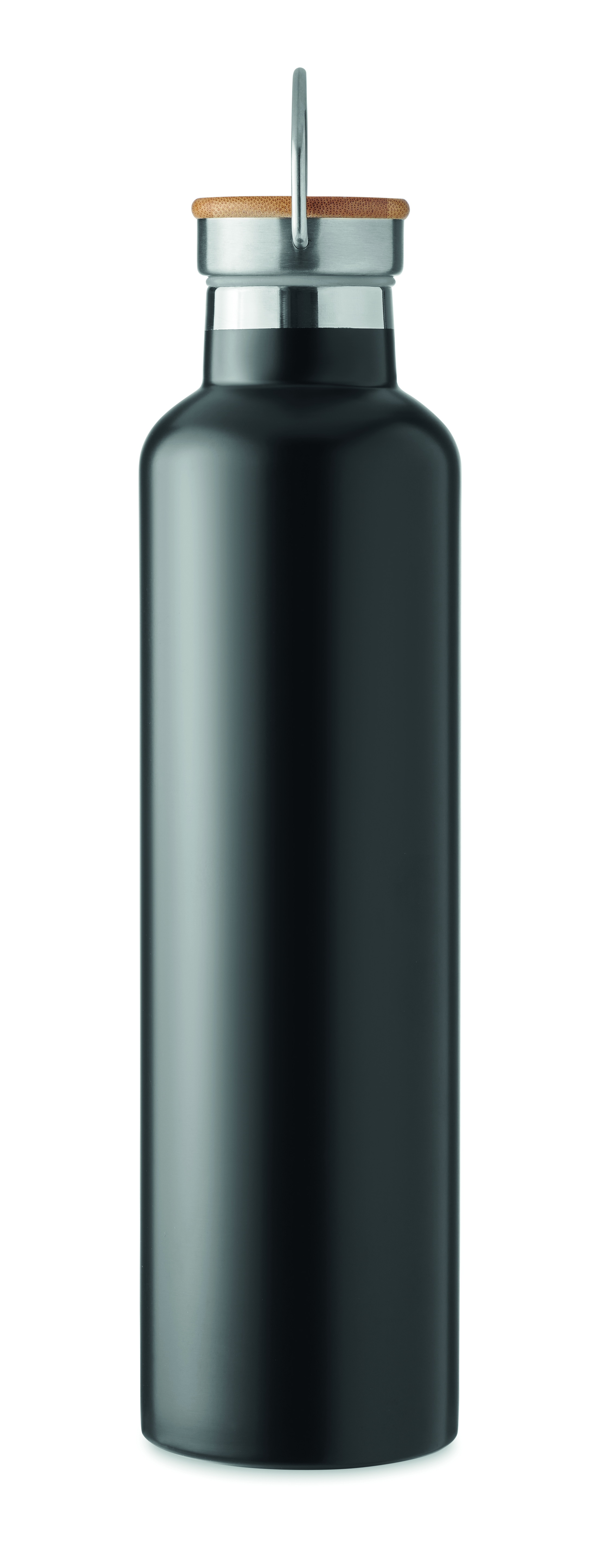 Isolierflasche 1000 ml HELSINKI LARGE – Edelstahl mit Bambusdeckel