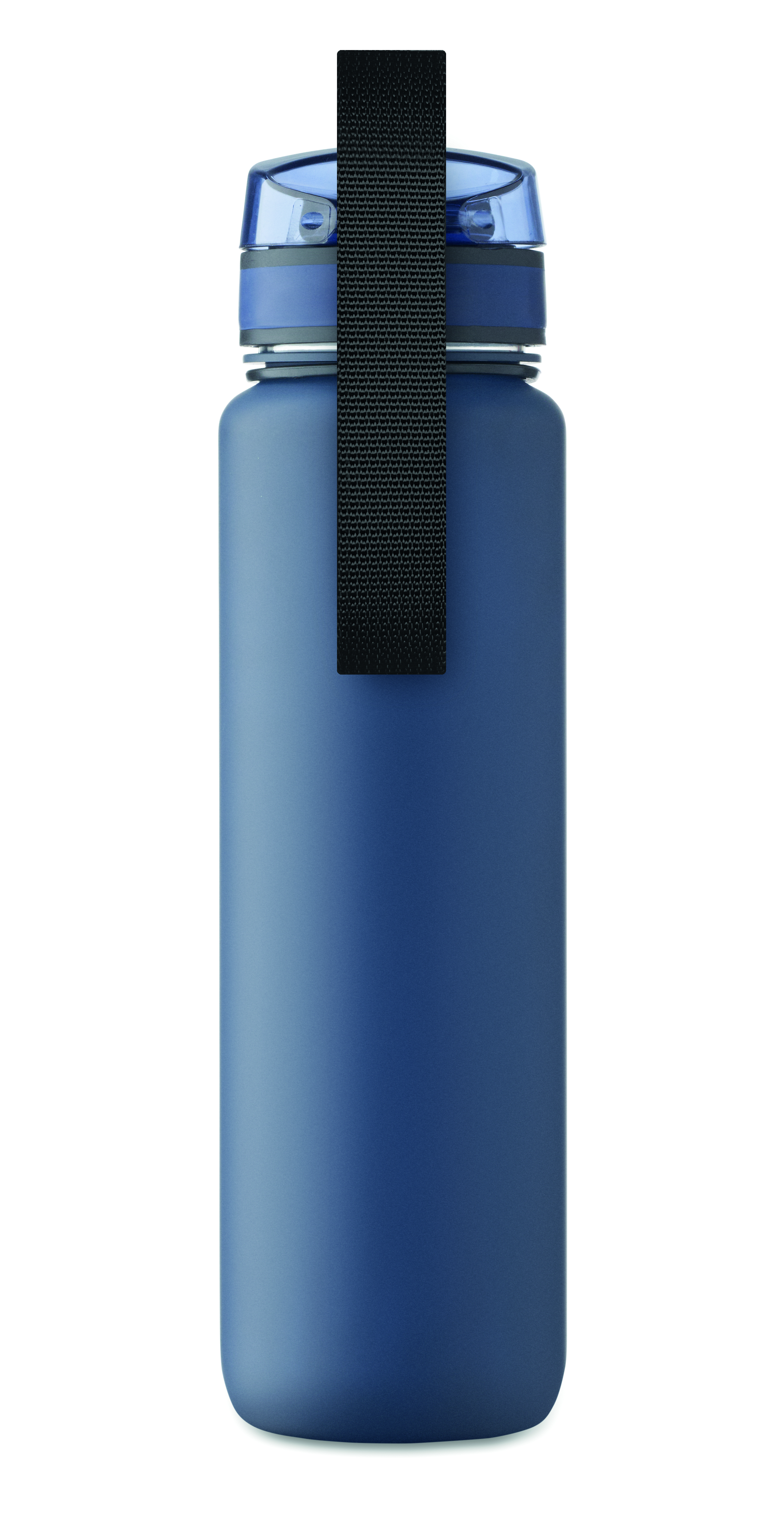 Sport-Trinkflasche RPET 1L ISFORDEN MARK – bedruckbar, mit Trageriemen