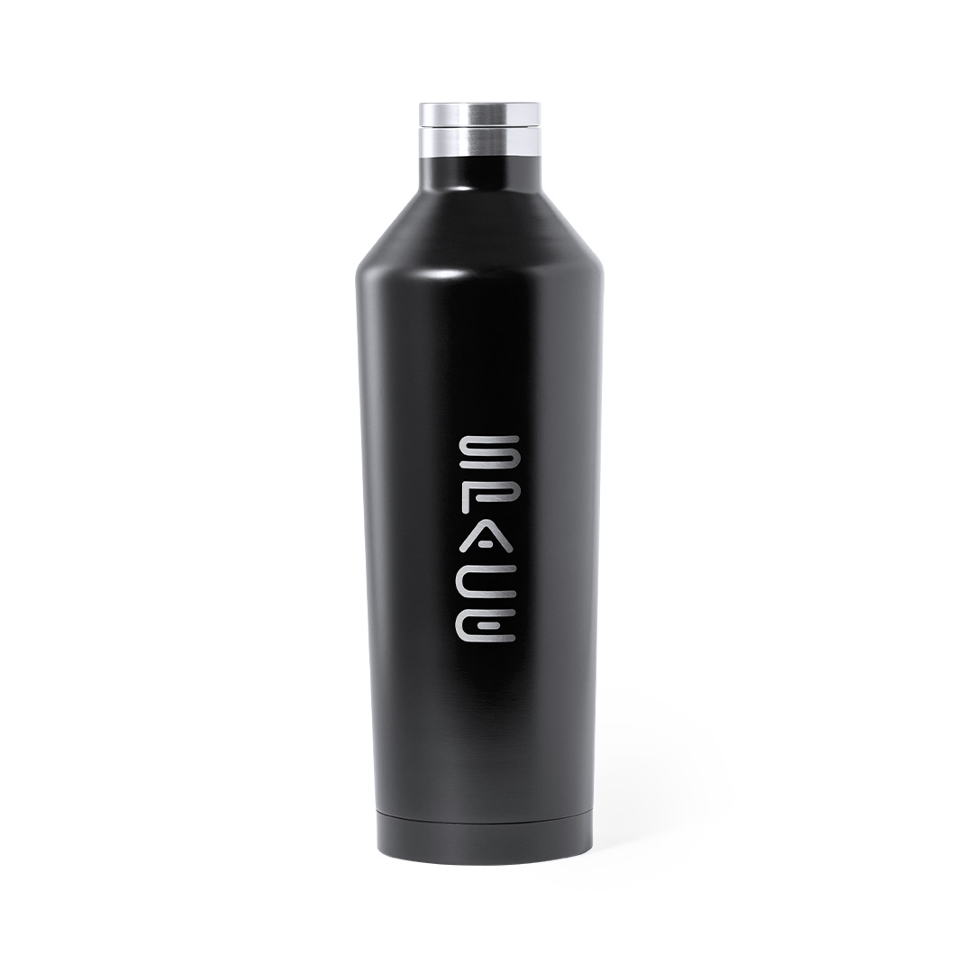 Thermosflasche Edelstahl 800 ml, vakuumisoliert, doppelwandig, bedruckbar