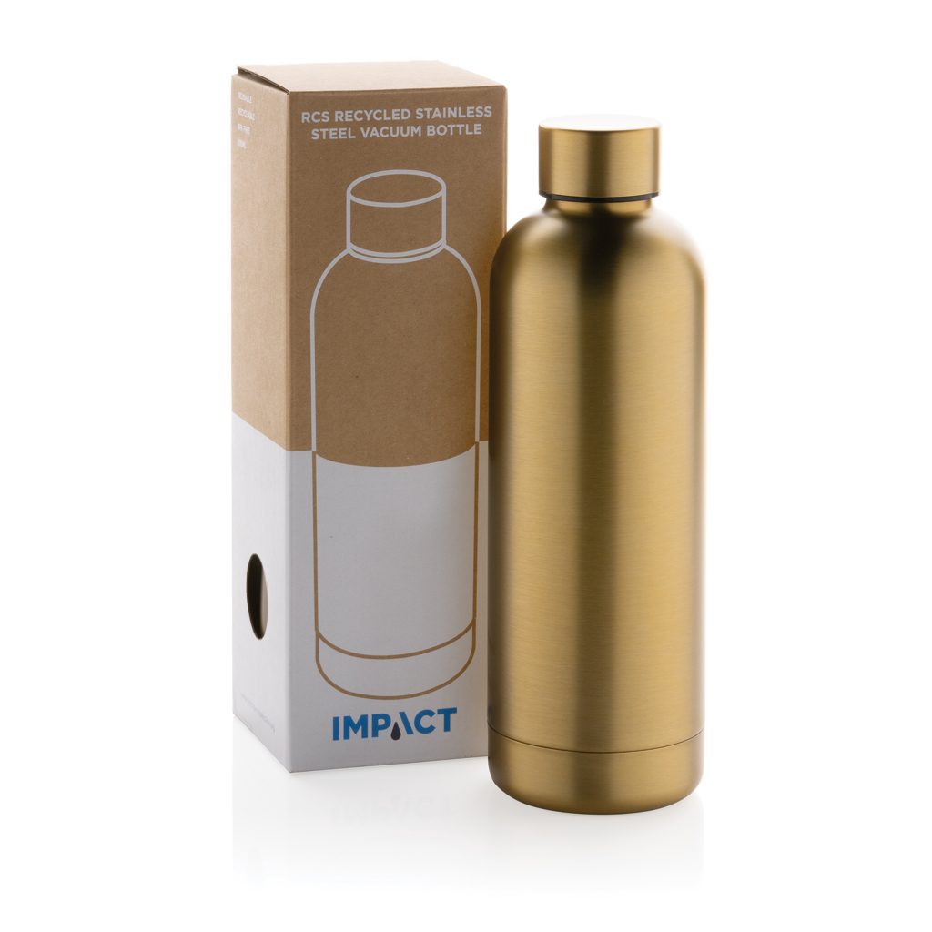 Impact Vakuumflasche 500 ml recycelter Edelstahl RCS – bedruckbar