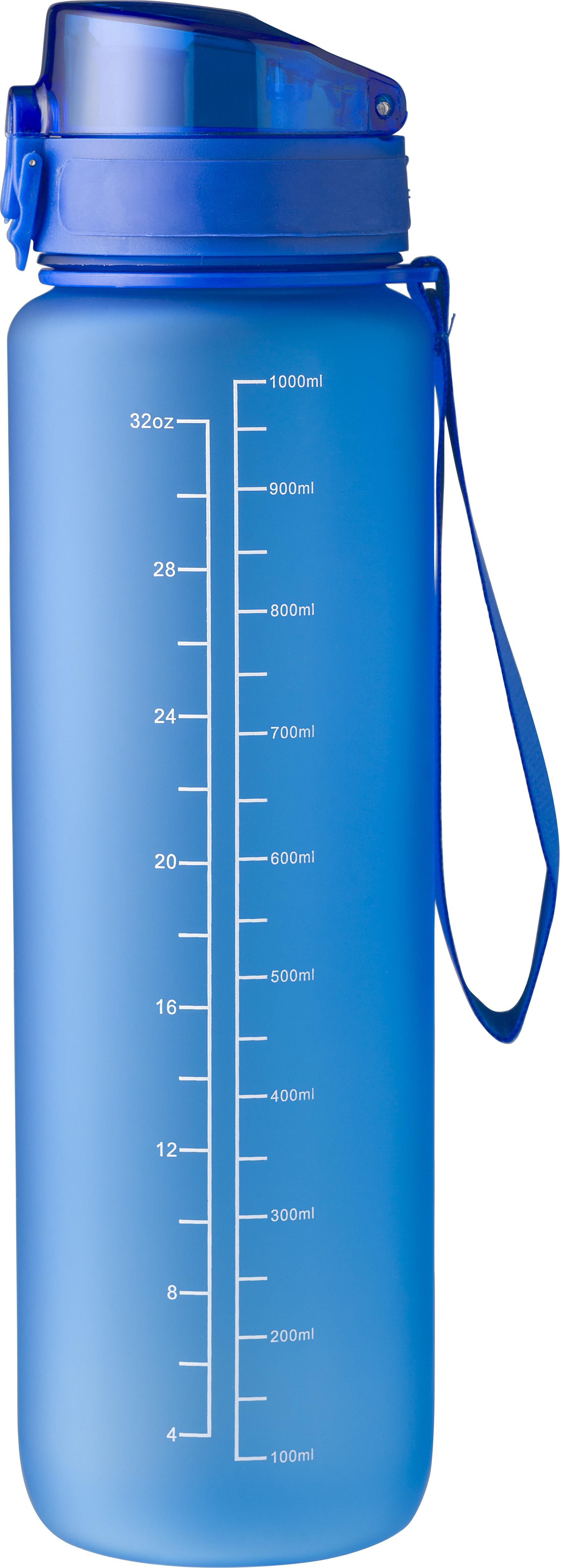 rPET-Trinkflasche Brinley 1000 ml – auslaufsicher, bedruckbar als Werbeartikel