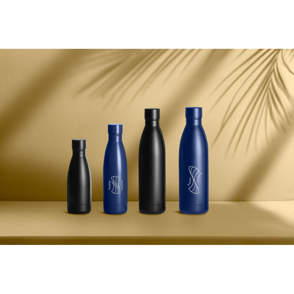 Trinkflasche Edelstahl 1L doppelwandig recycelt - RE-BUFFON XL