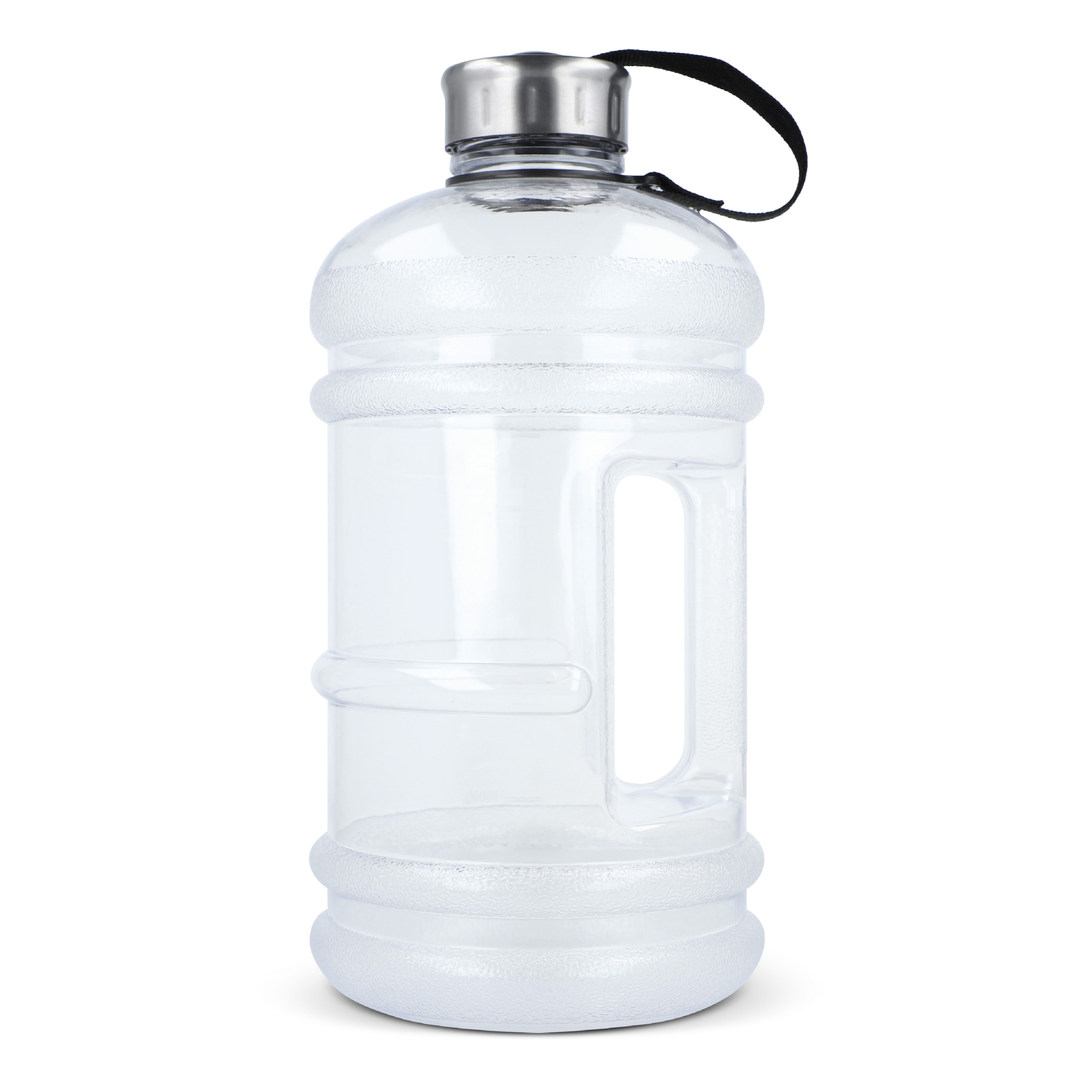 Trinkflasche 2,2 L XXL aus R-PETG, GRS-zertifiziert - bedruckbar