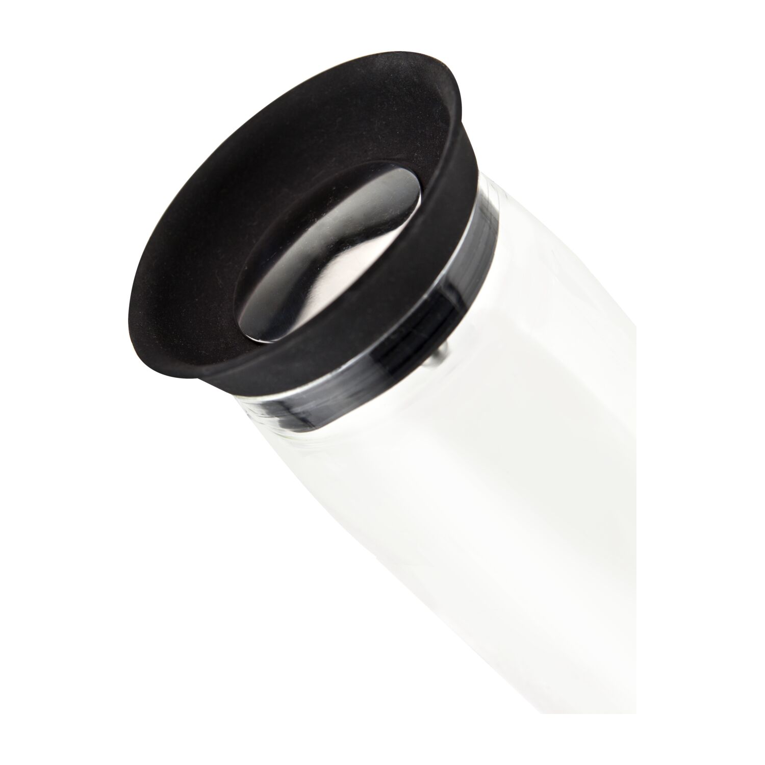 ROMINOX® Glaskaraffe Silika 1000 ml aus Borosilikatglas, bedruckbar
