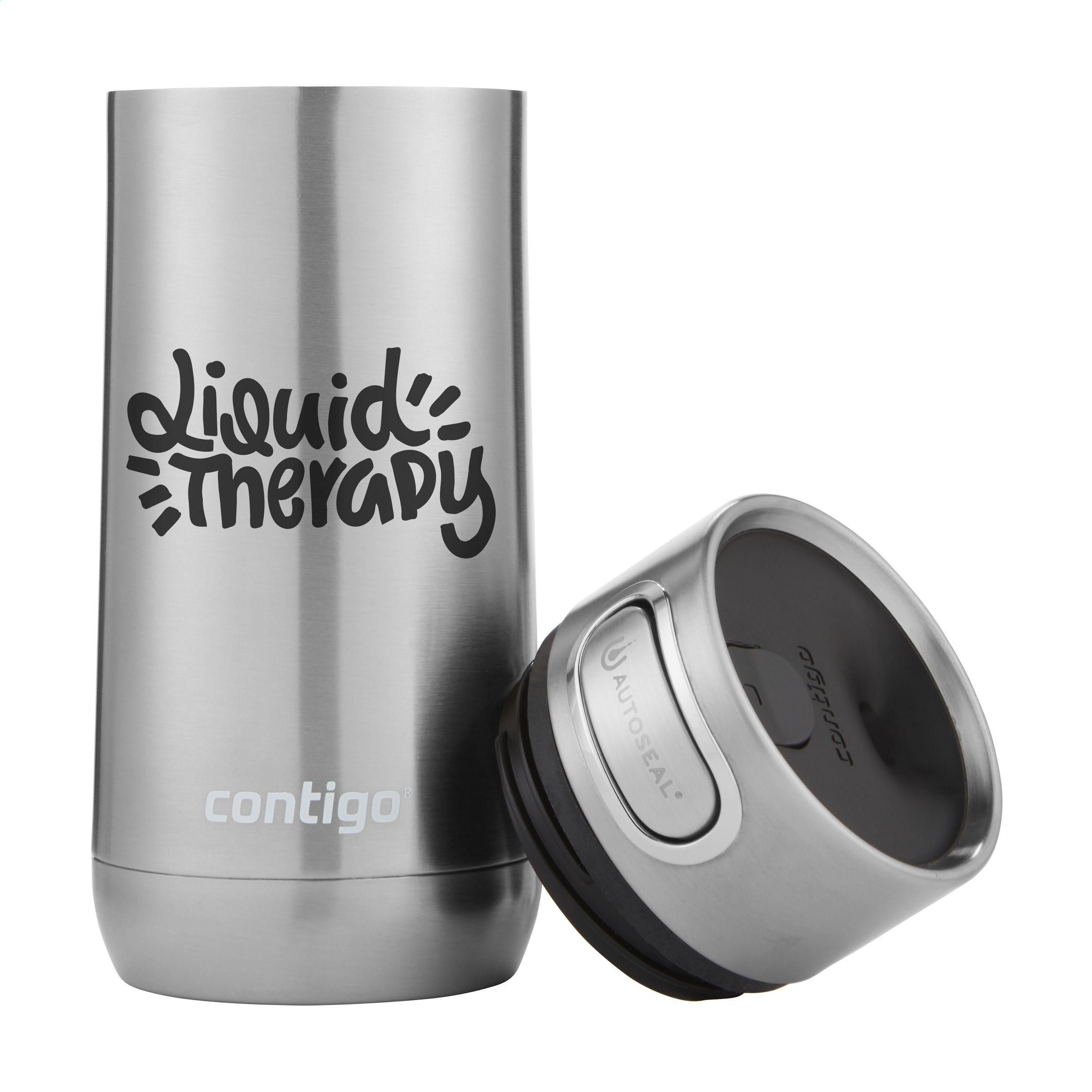 Contigo® Luxe AUTOSEAL® Thermobecher 360 ml, Edelstahl bedruckbar