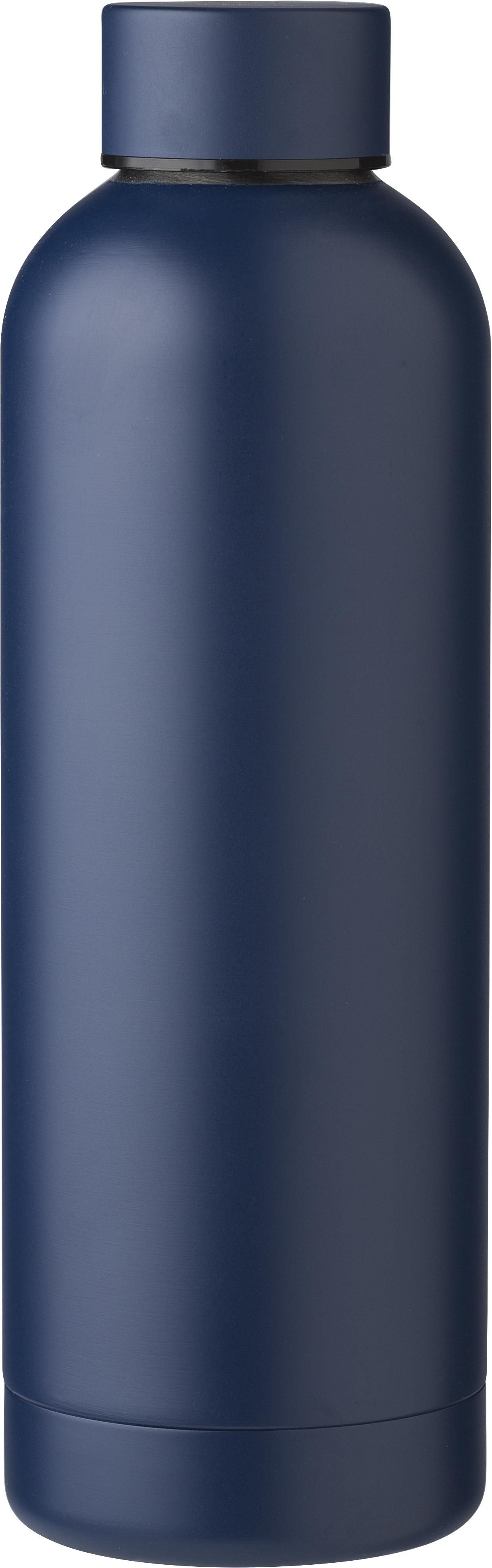 Edelstahl-Trinkflasche recycelt, 500 ml, doppelwandig, bedruckbar