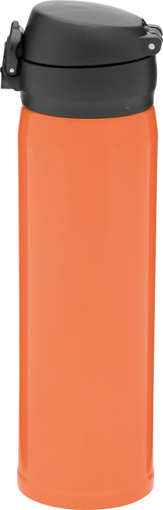 Vakuum-Trinkflasche OOLONG, Edelstahl doppelwandig 400 ml, bedruckbar