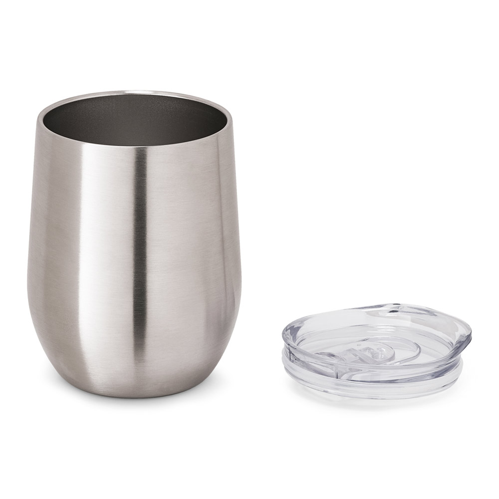 RONDE Reisebecher Edelstahl 400 ml, doppelwandig vakuumisoliert